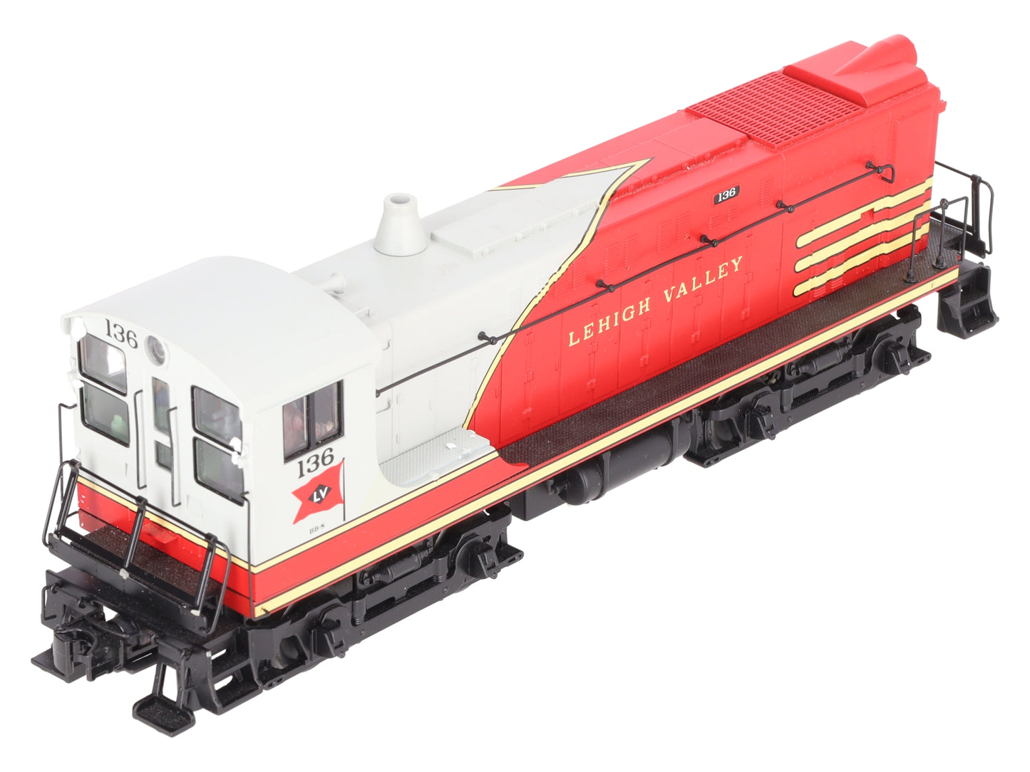 MTH 30-2830-1 Lehigh Valley VO 1000 Diesel Engine w/Proto-Sound 2.0 #136 VG/Box
