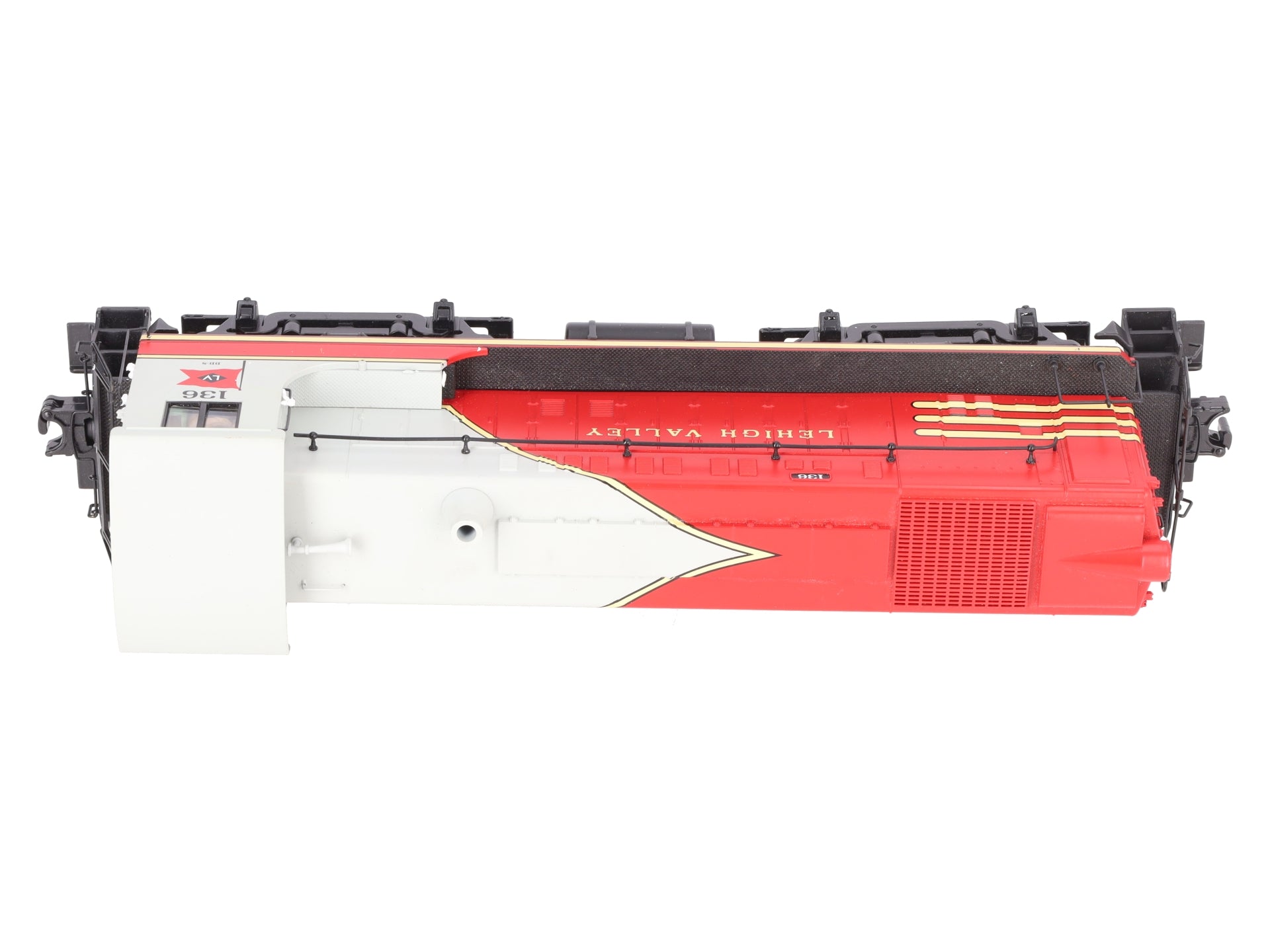 MTH 30-2830-1 Lehigh Valley VO 1000 Diesel Engine w/Proto-Sound 2.0 #136 VG/Box