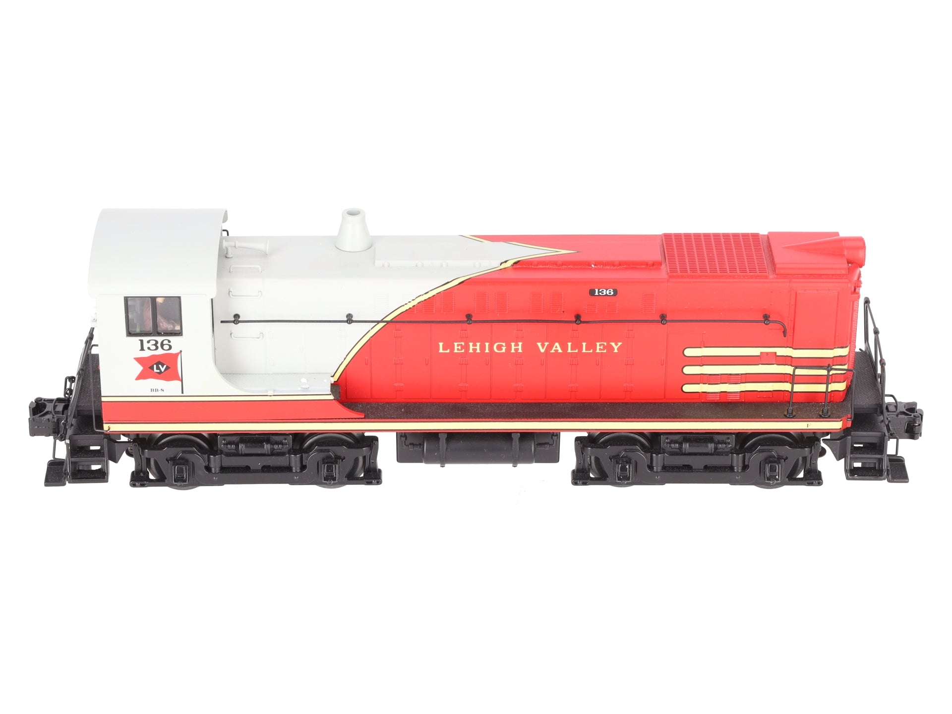 MTH 30-2830-1 Lehigh Valley VO 1000 Diesel Engine w/Proto-Sound 2.0 #136 VG/Box