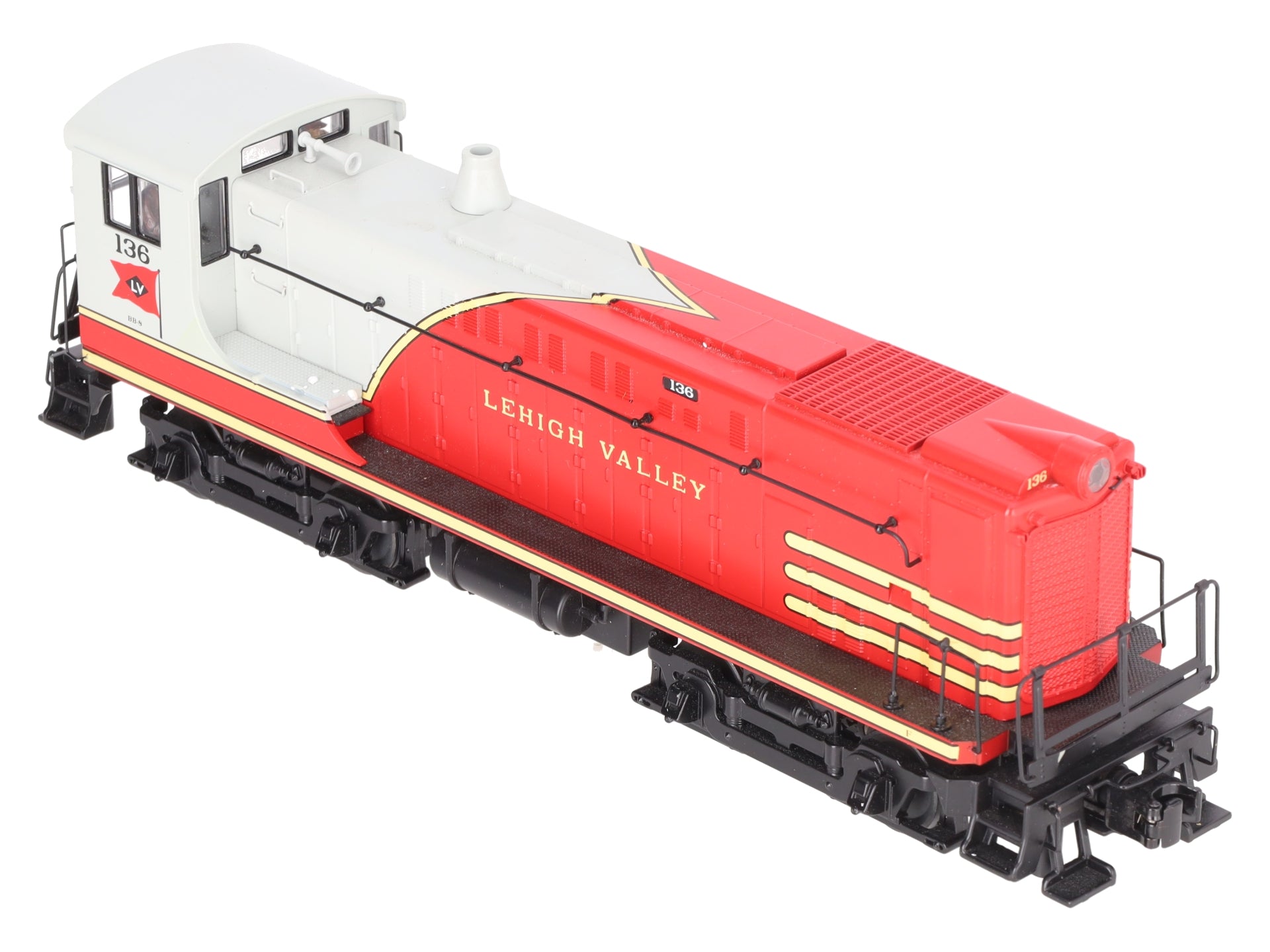 MTH 30-2830-1 Lehigh Valley VO 1000 Diesel Engine w/Proto-Sound 2.0 #136 VG/Box