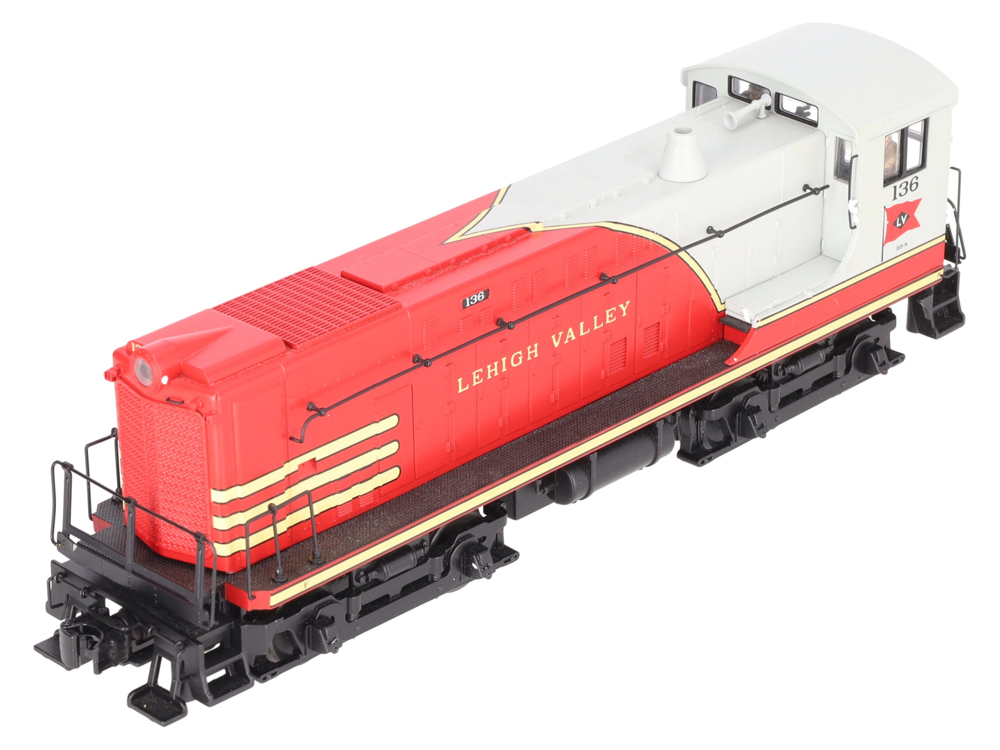 MTH 30-2830-1 Lehigh Valley VO 1000 Diesel Engine w/Proto-Sound 2.0 #136 VG/Box