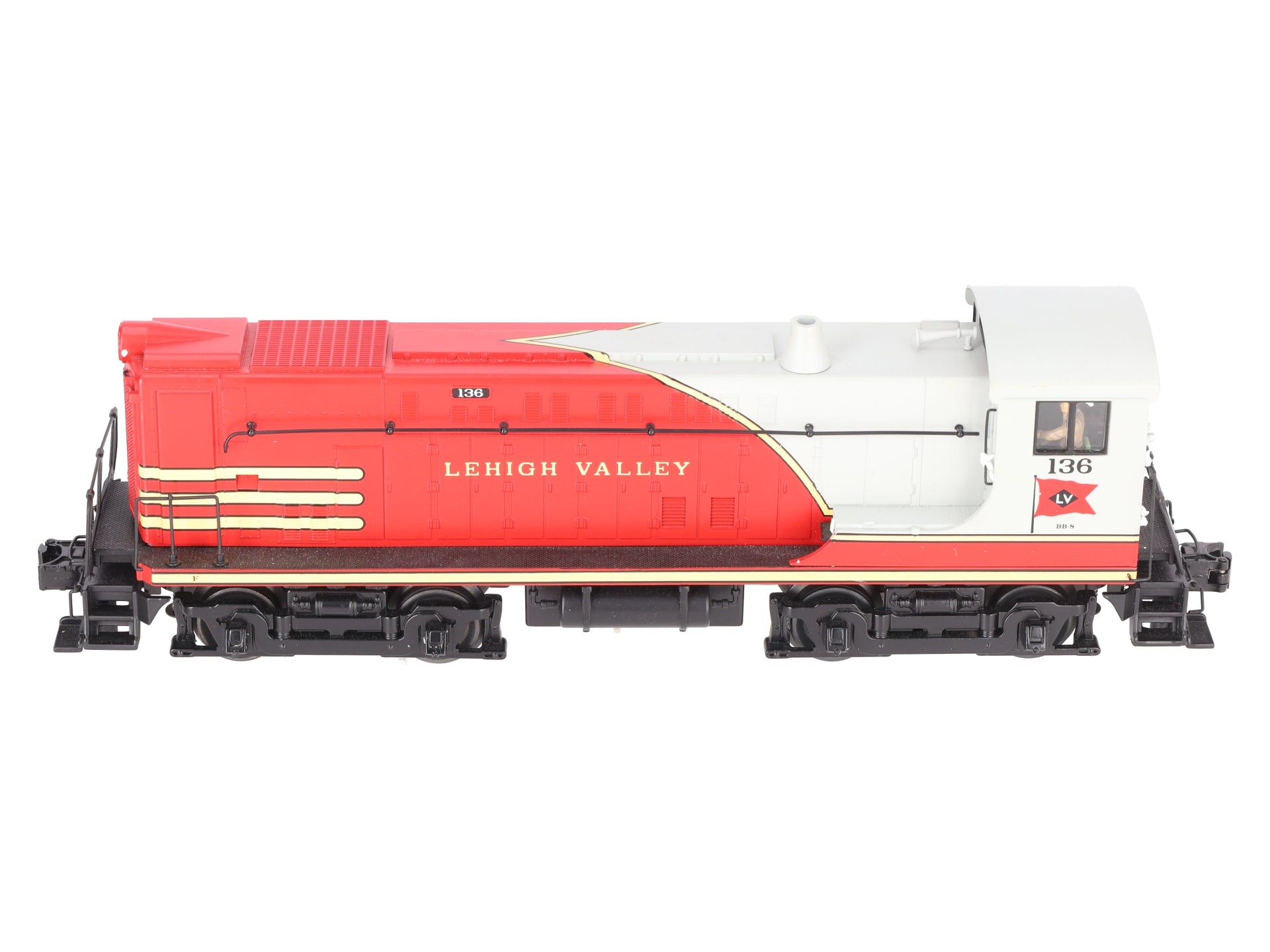 MTH 30-2830-1 Lehigh Valley VO 1000 Diesel Engine w/Proto-Sound 2.0 #136 VG/Box