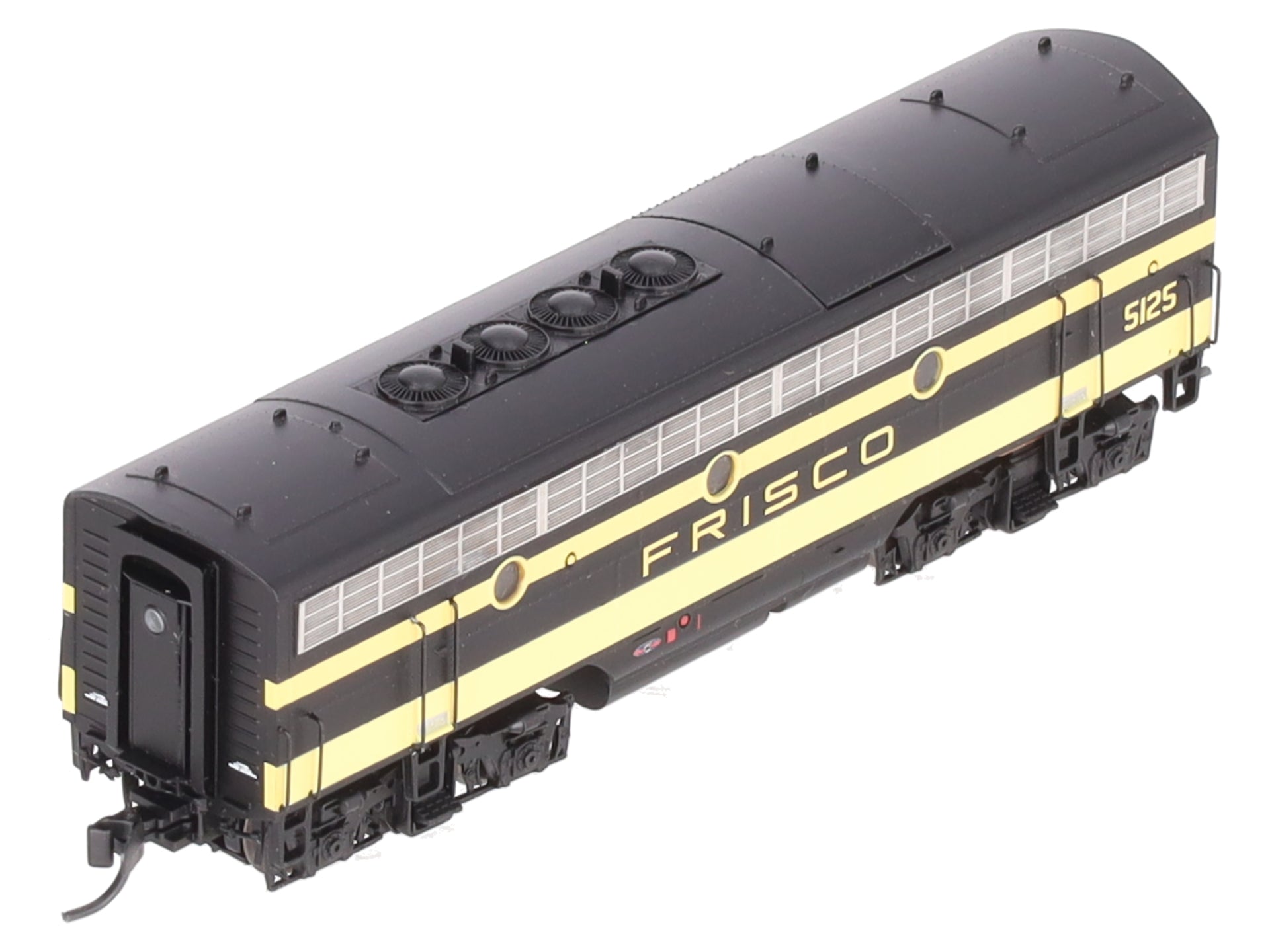 InterMountain 69745-01 N Scale Frisco B Unit Diesel Locomotive # 5125 EX/Box