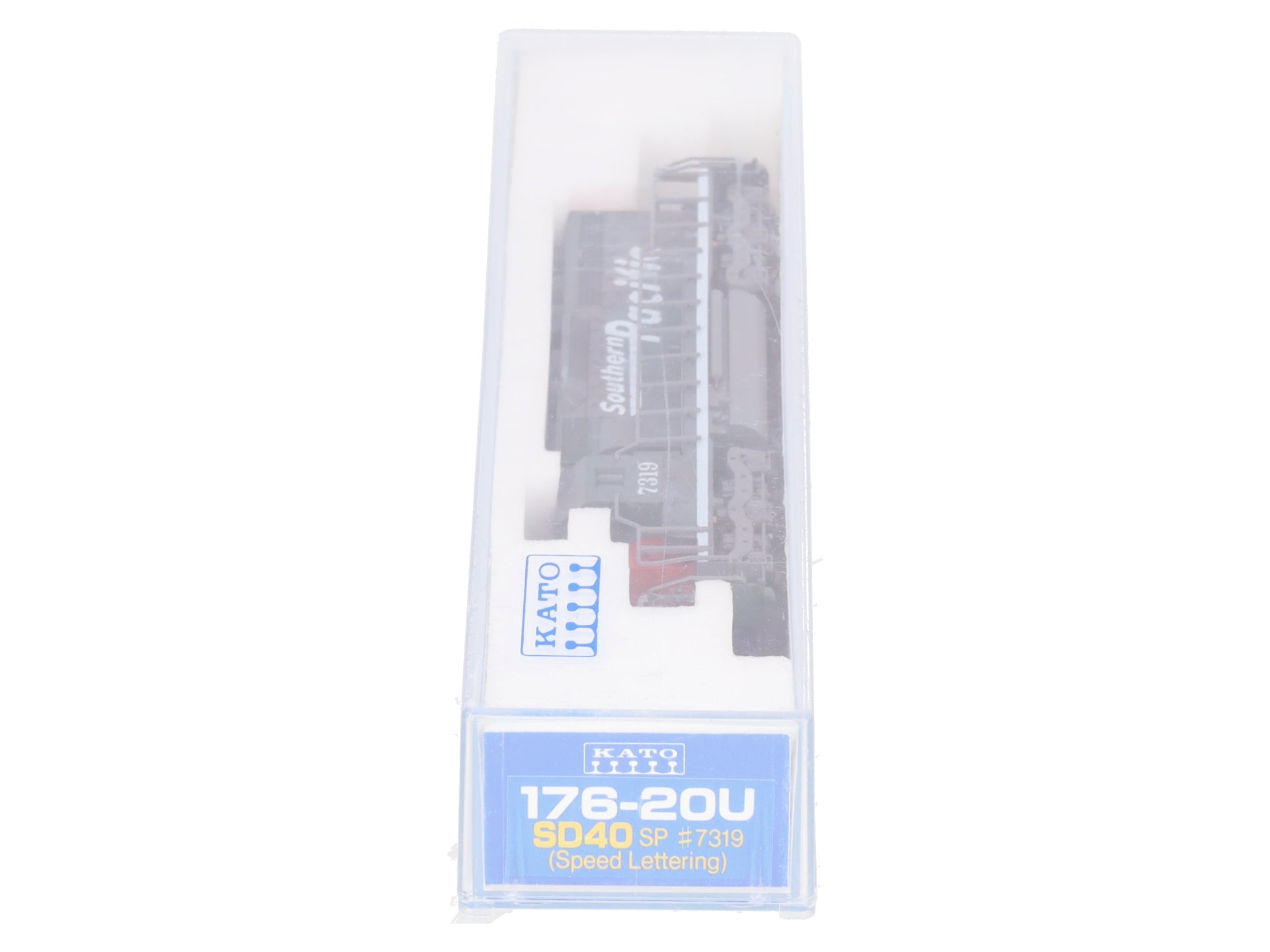 Kato 176-20U N Scale Southern Pacific SD40 Diesel Locomotive #7319 EX/Box
