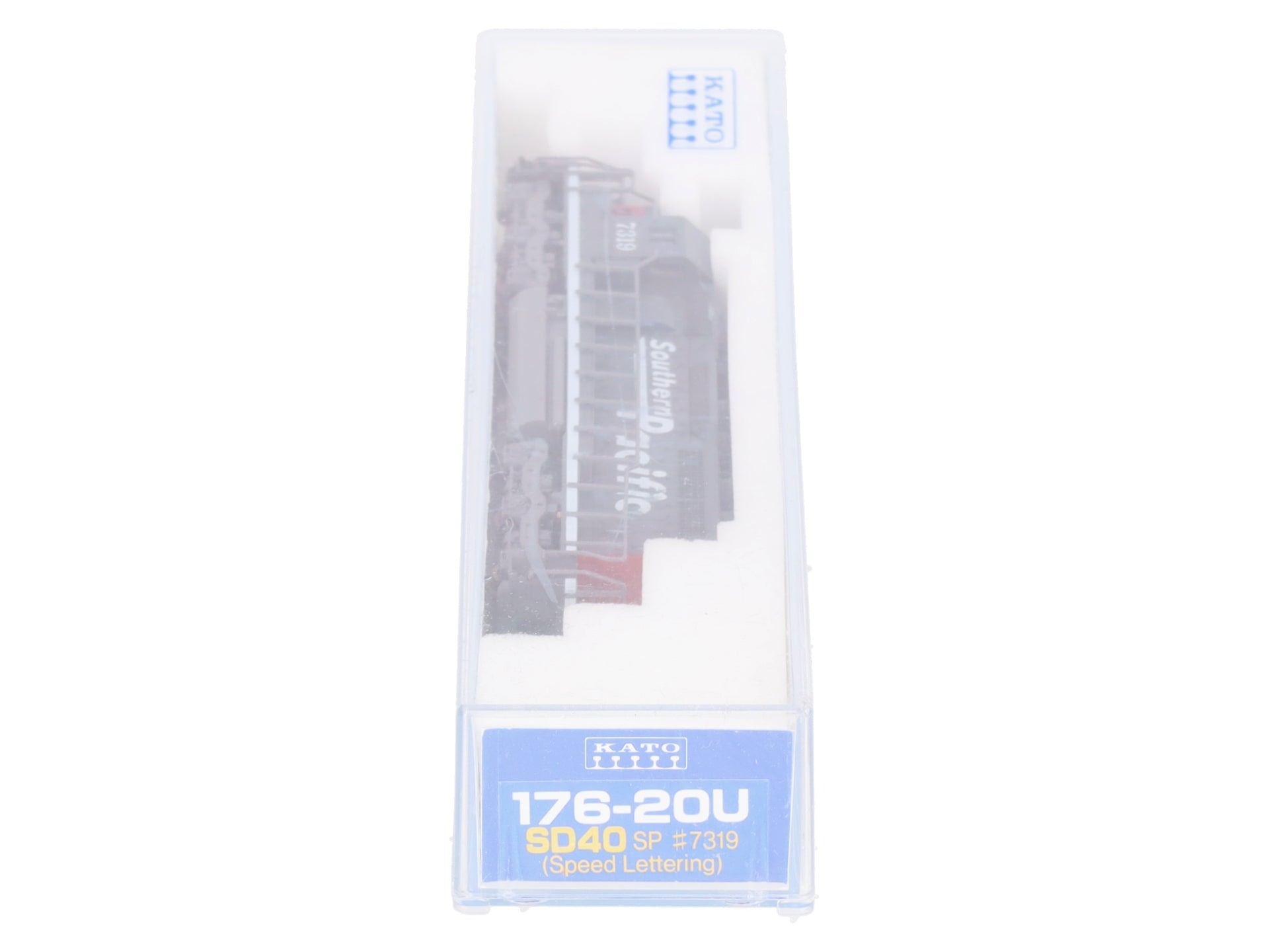 Kato 176-20U N Scale Southern Pacific SD40 Diesel Locomotive #7319 EX/Box