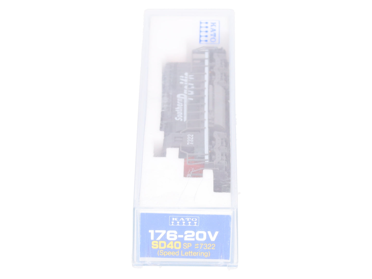 Kato 176-20V N Scale Southern Pacific SD40 Diesel Locomotive #7322 EX/Box