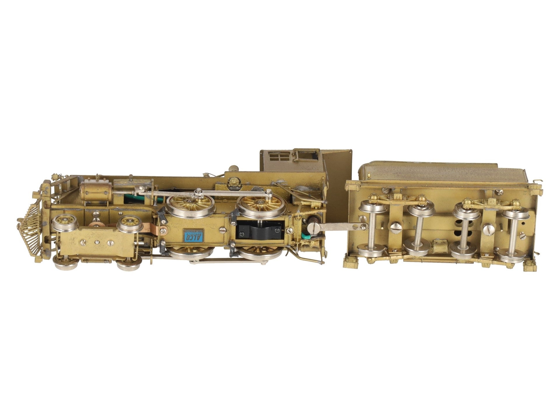 Alco Models S-121 HO Scale BRASS MA & PA 4-4-0 American Steam Loco EX/Box
