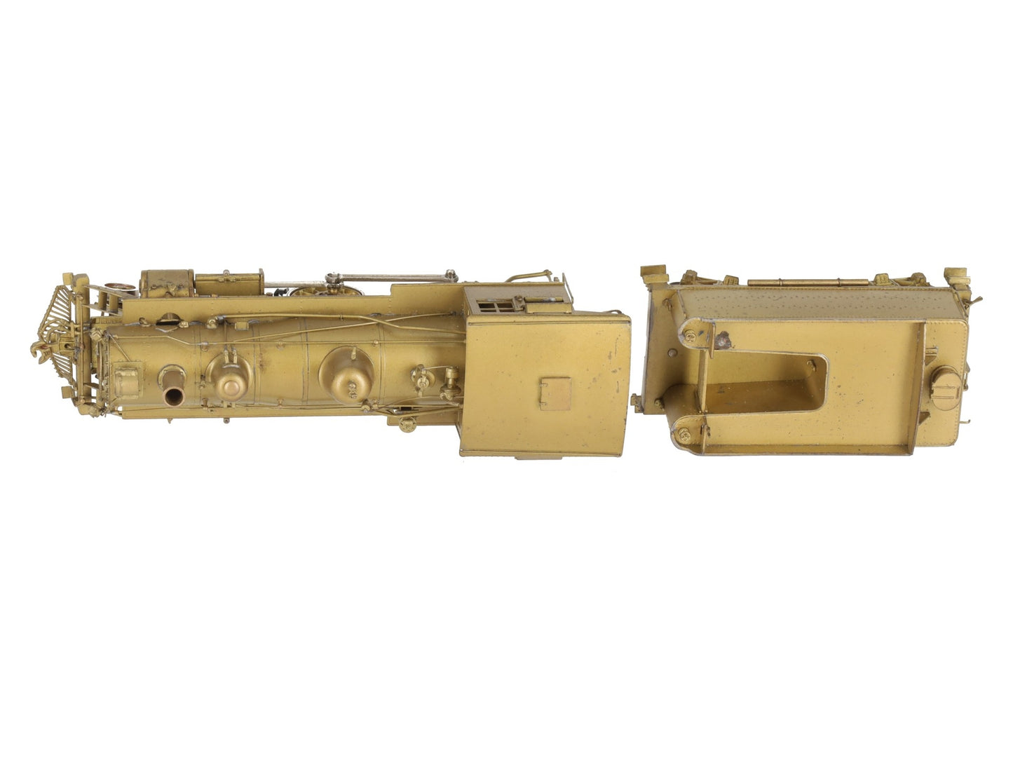 Alco Models S-121 HO Scale BRASS MA & PA 4-4-0 American Steam Loco EX/Box