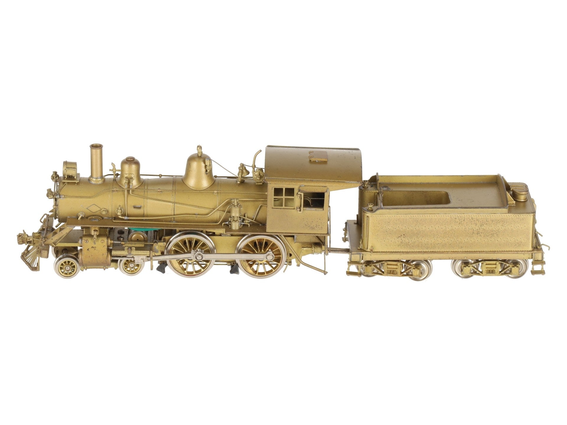 Alco Models S-121 HO Scale BRASS MA & PA 4-4-0 American Steam Loco EX/Box