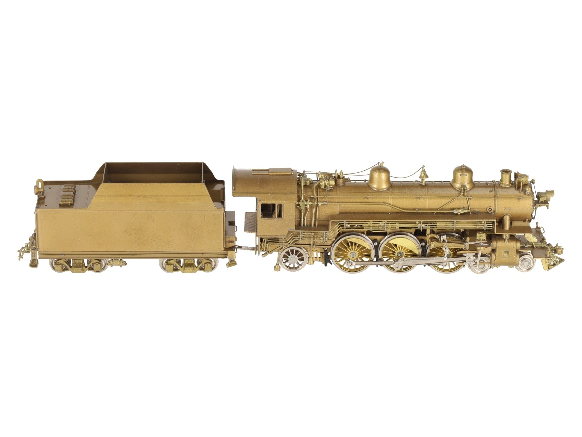 Overland OMI-1447 HO BRASS C&O F-15 4-6-2 Steam Locomotive & Tender -Unpainted LN/Box