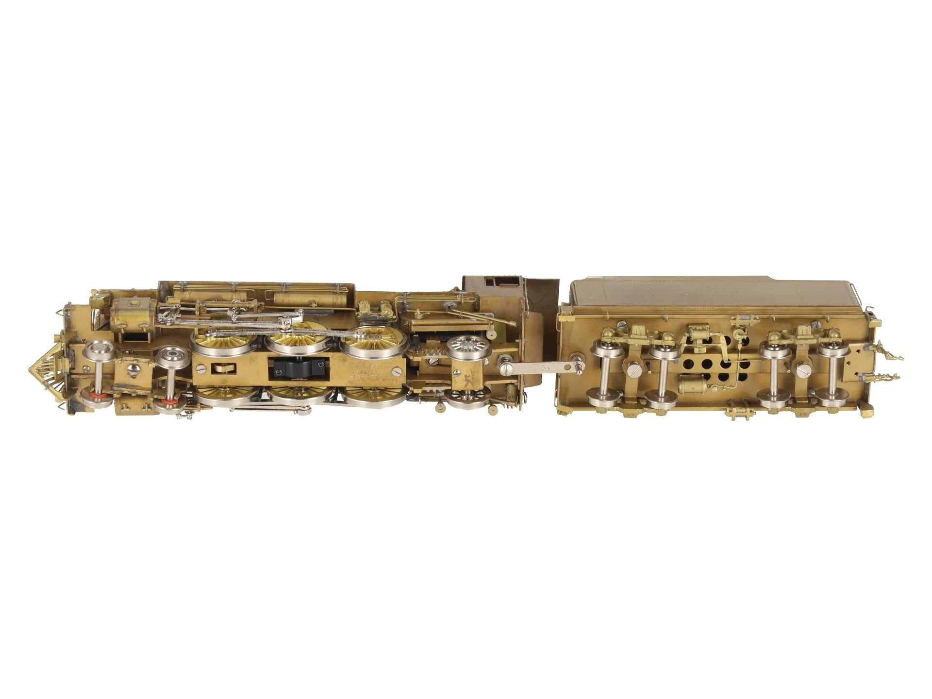 Overland OMI-1447 HO BRASS C&O F-15 4-6-2 Steam Locomotive & Tender -Unpainted LN/Box