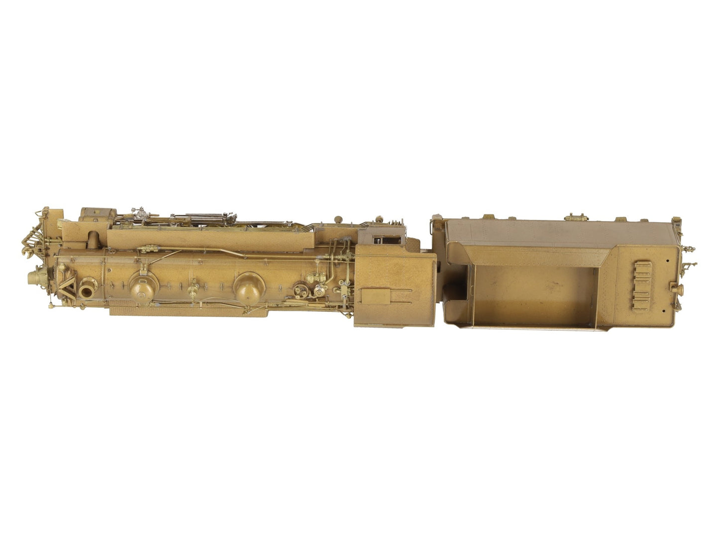 Overland OMI-1447 HO BRASS C&O F-15 4-6-2 Steam Locomotive & Tender -Unpainted LN/Box