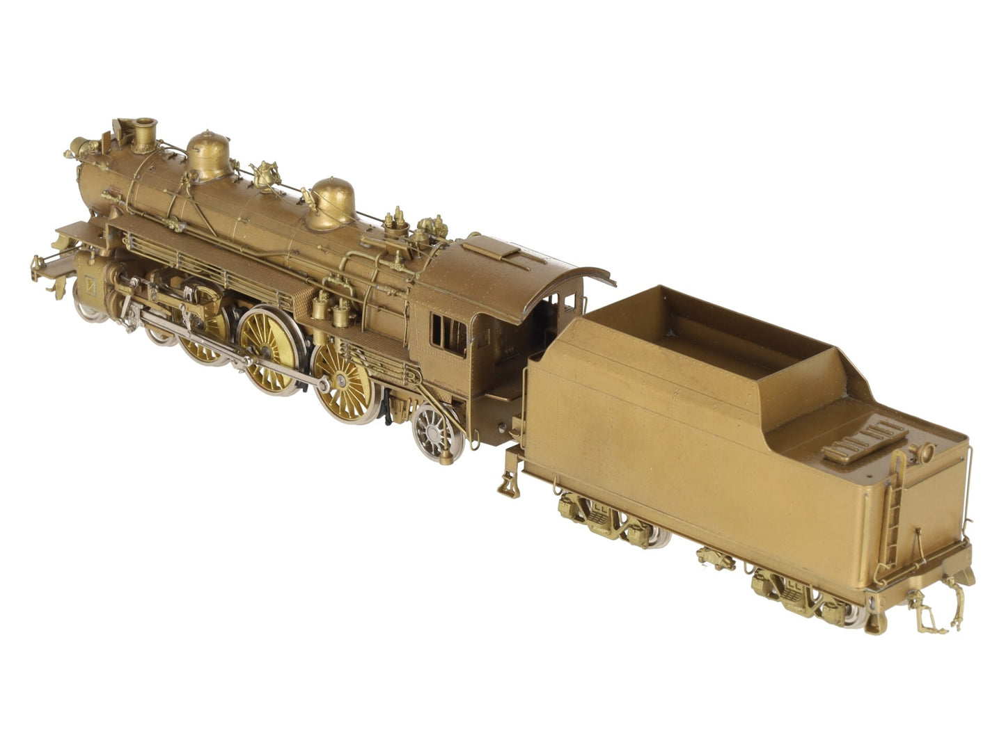 Overland OMI-1447 HO BRASS C&O F-15 4-6-2 Steam Locomotive & Tender -Unpainted LN/Box