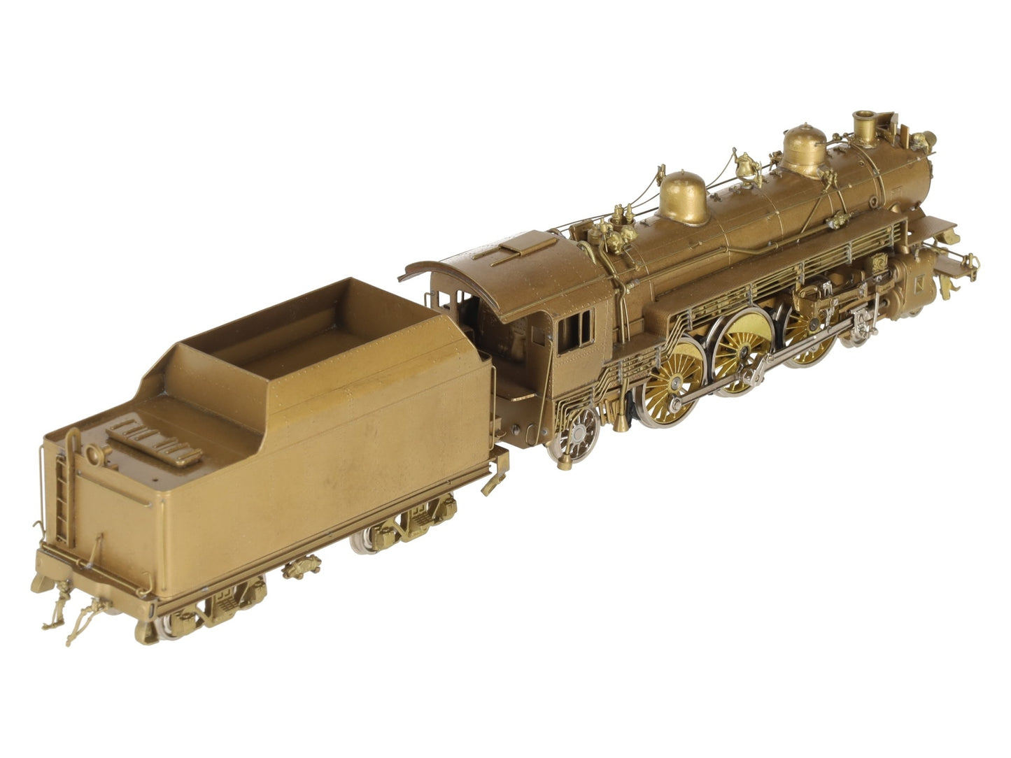 Overland OMI-1447 HO BRASS C&O F-15 4-6-2 Steam Locomotive & Tender -Unpainted LN/Box