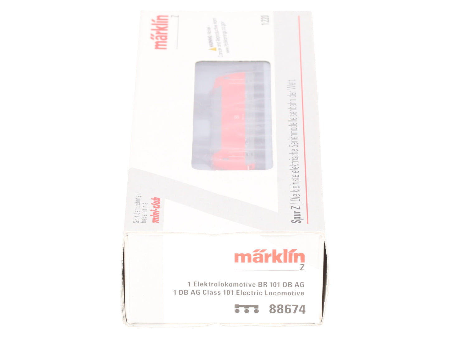 Marklin 88674 Z German Railroad DB AG Class 101 Express Locomotive EX/Box