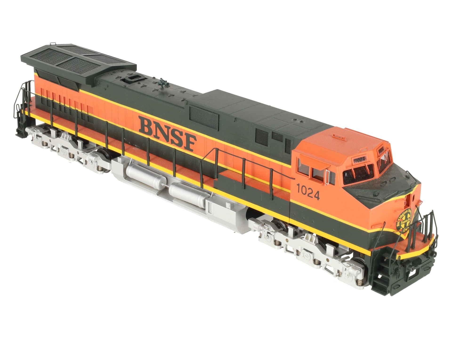 Sunset Models O BRASS BNSF GE C44-9W Diesel Locomotive #1024 - 2 Rail EX/Box
