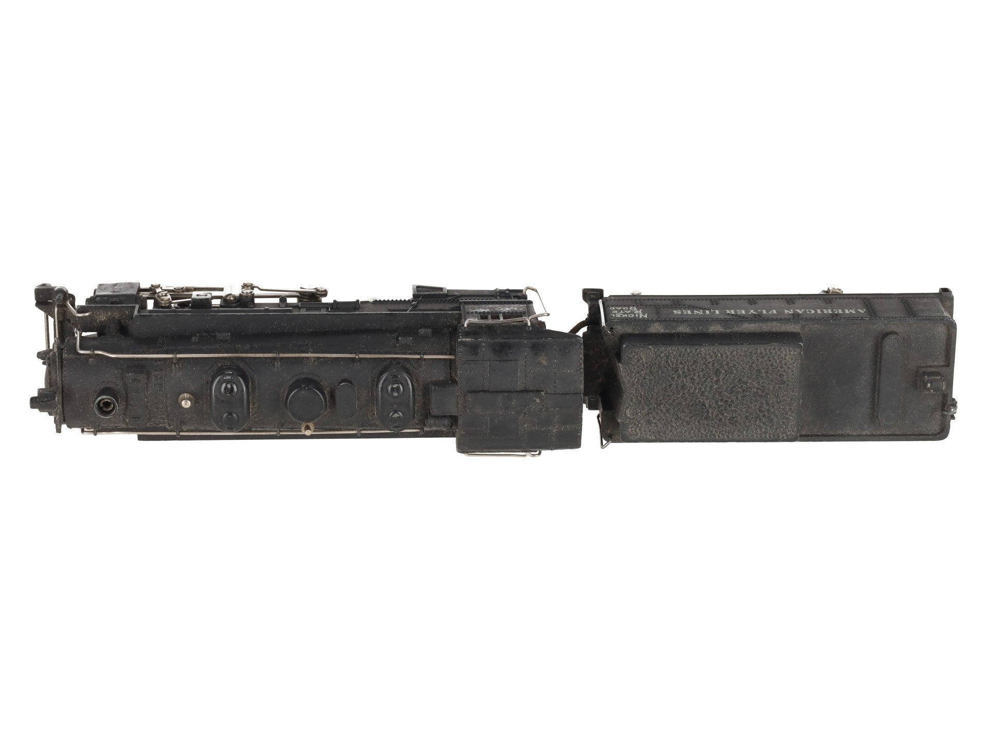 American Flyer 342DC Vintage S NKP 0-8-0 Die-Cast Steam Switcher VG