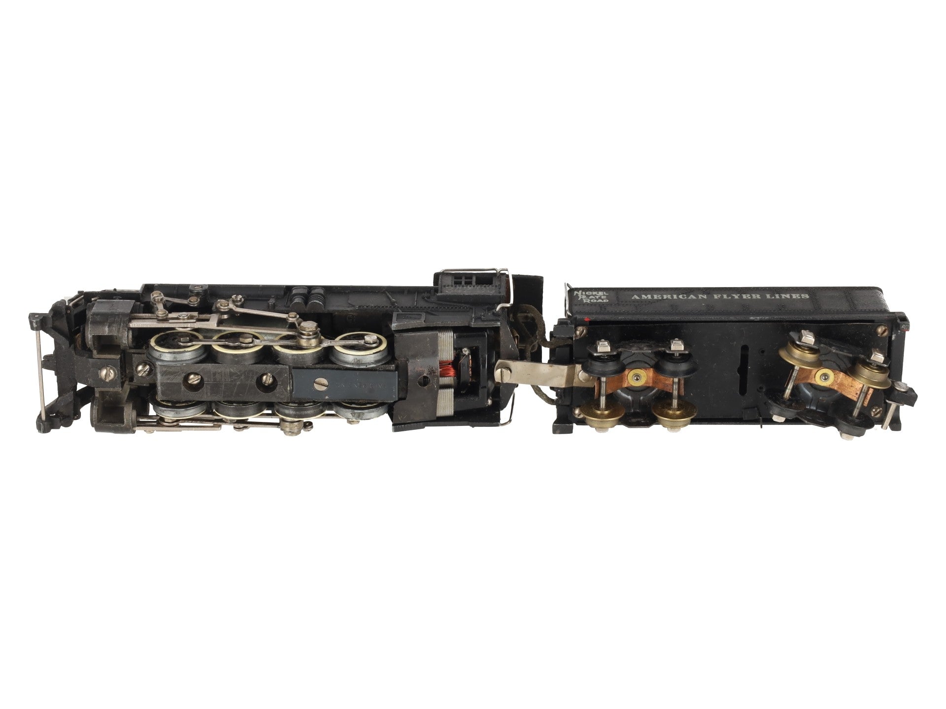 American Flyer 342DC Vintage S NKP 0-8-0 Die-Cast Steam Switcher VG