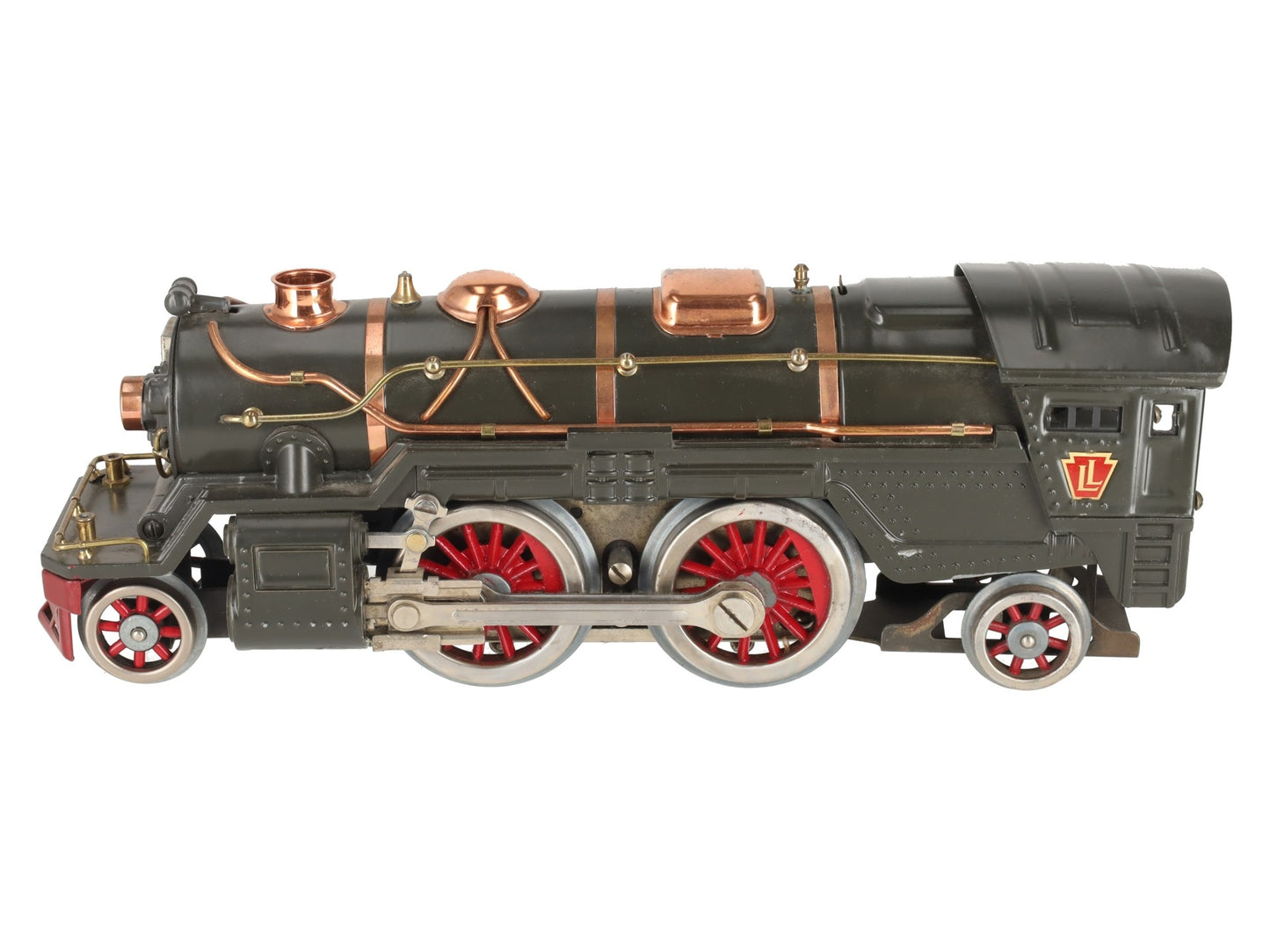 Lionel 385E Vintage Standard Gauge 2-4-2 Gunmetal Steam Locomotive VG