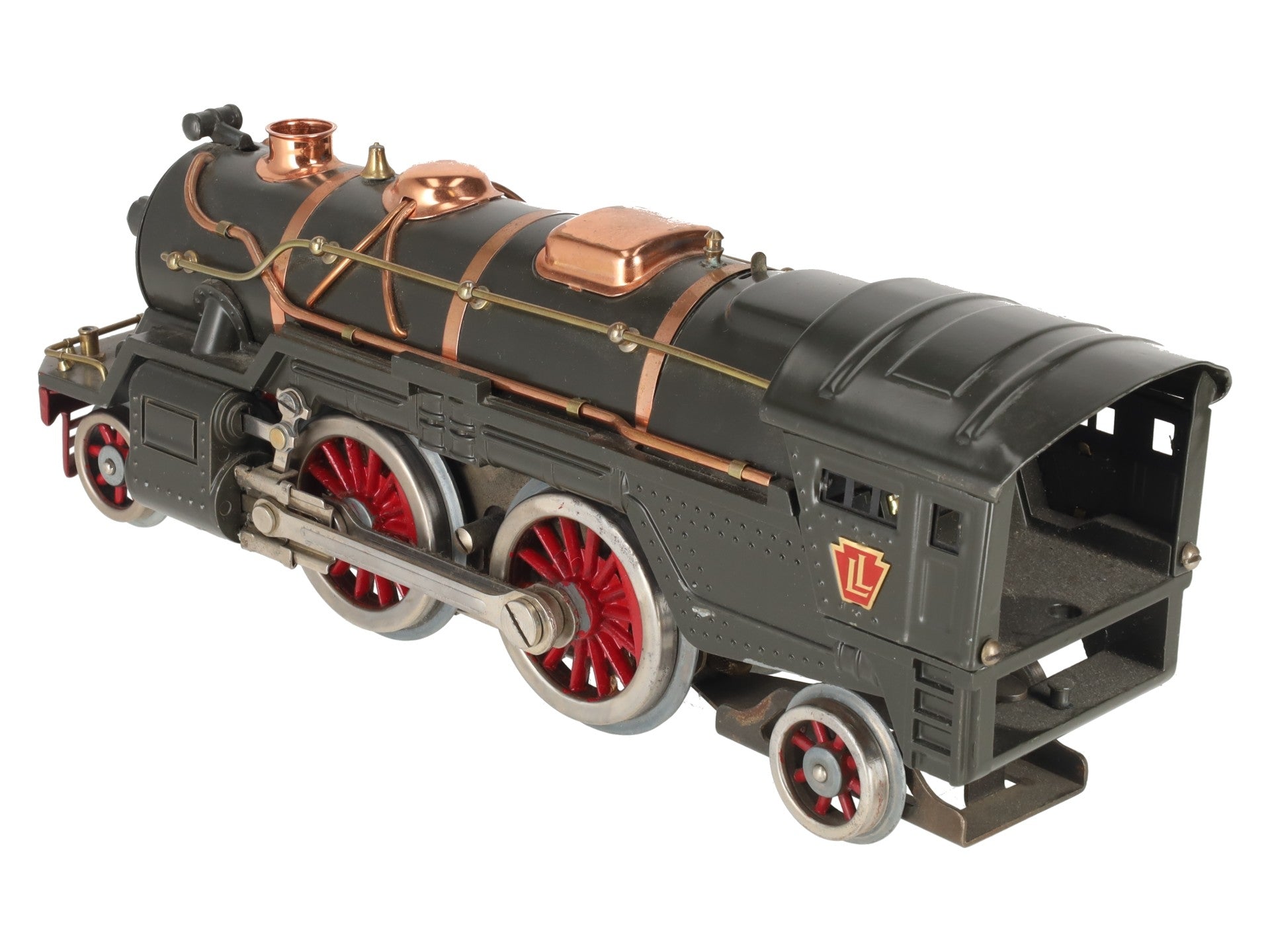 Lionel 385E Vintage Standard Gauge 2-4-2 Gunmetal Steam Locomotive VG