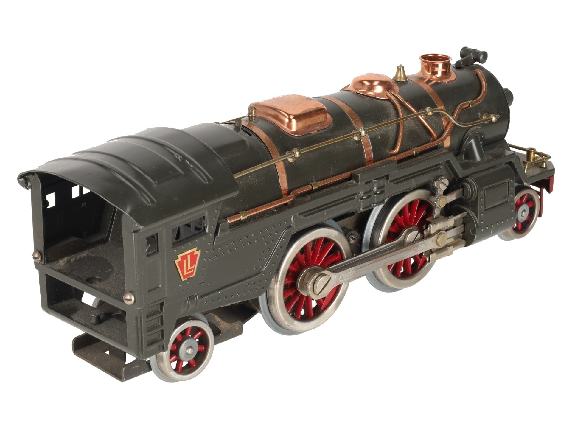Lionel 385E Vintage Standard Gauge 2-4-2 Gunmetal Steam Locomotive VG