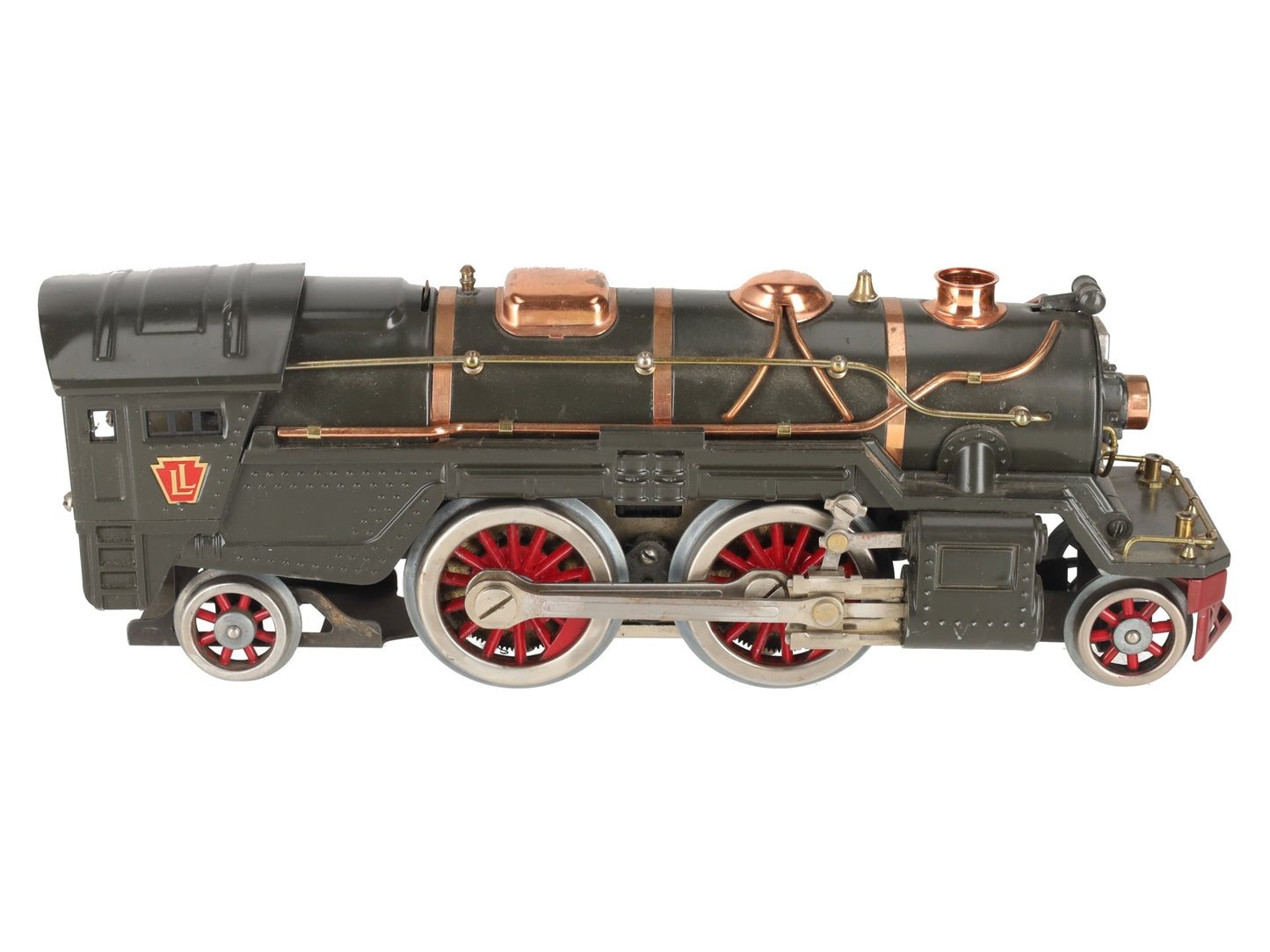 Lionel 385E Vintage Standard Gauge 2-4-2 Gunmetal Steam Locomotive VG