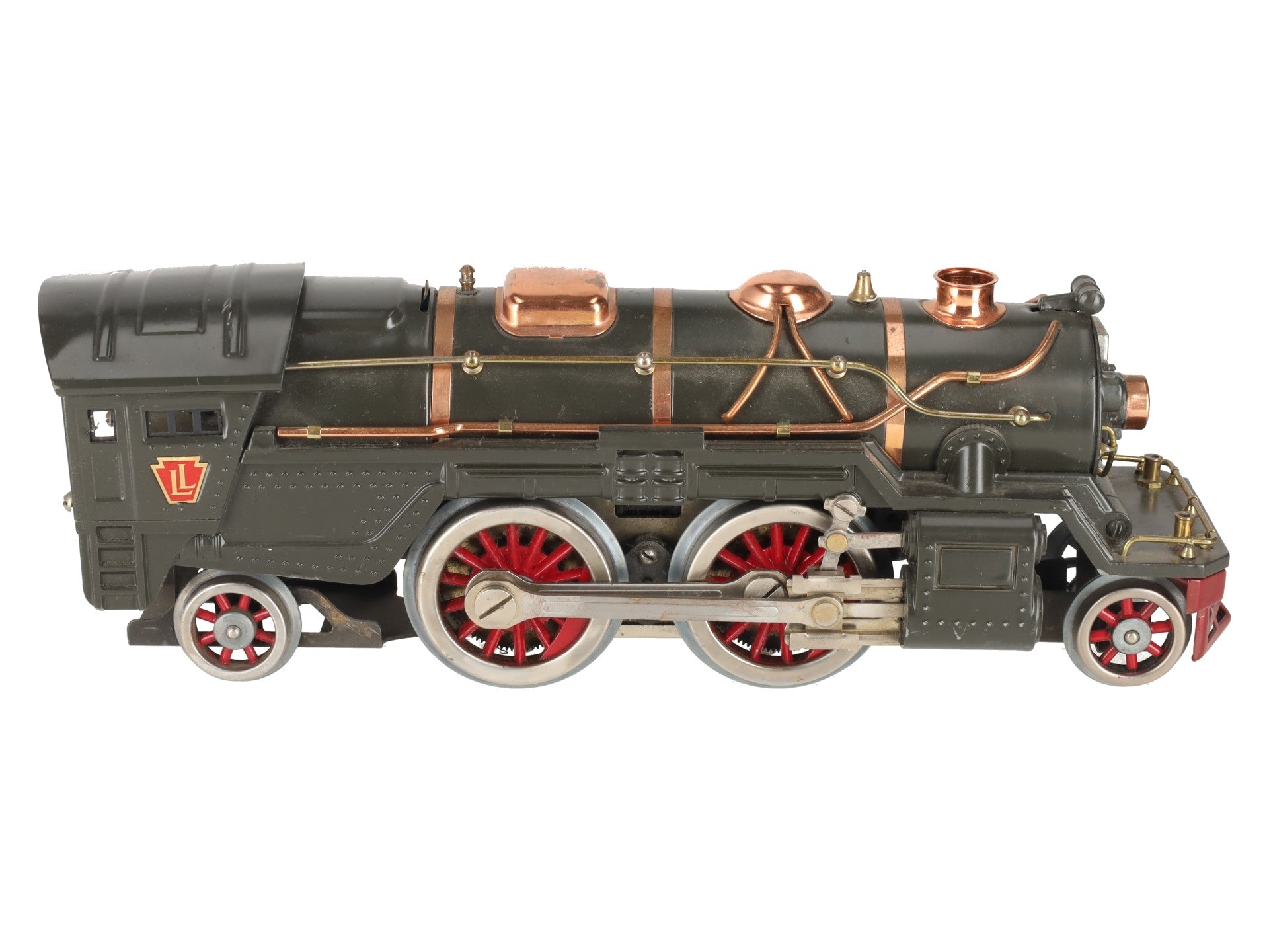Lionel 385E Vintage Standard Gauge 2-4-2 Gunmetal Steam Locomotive VG