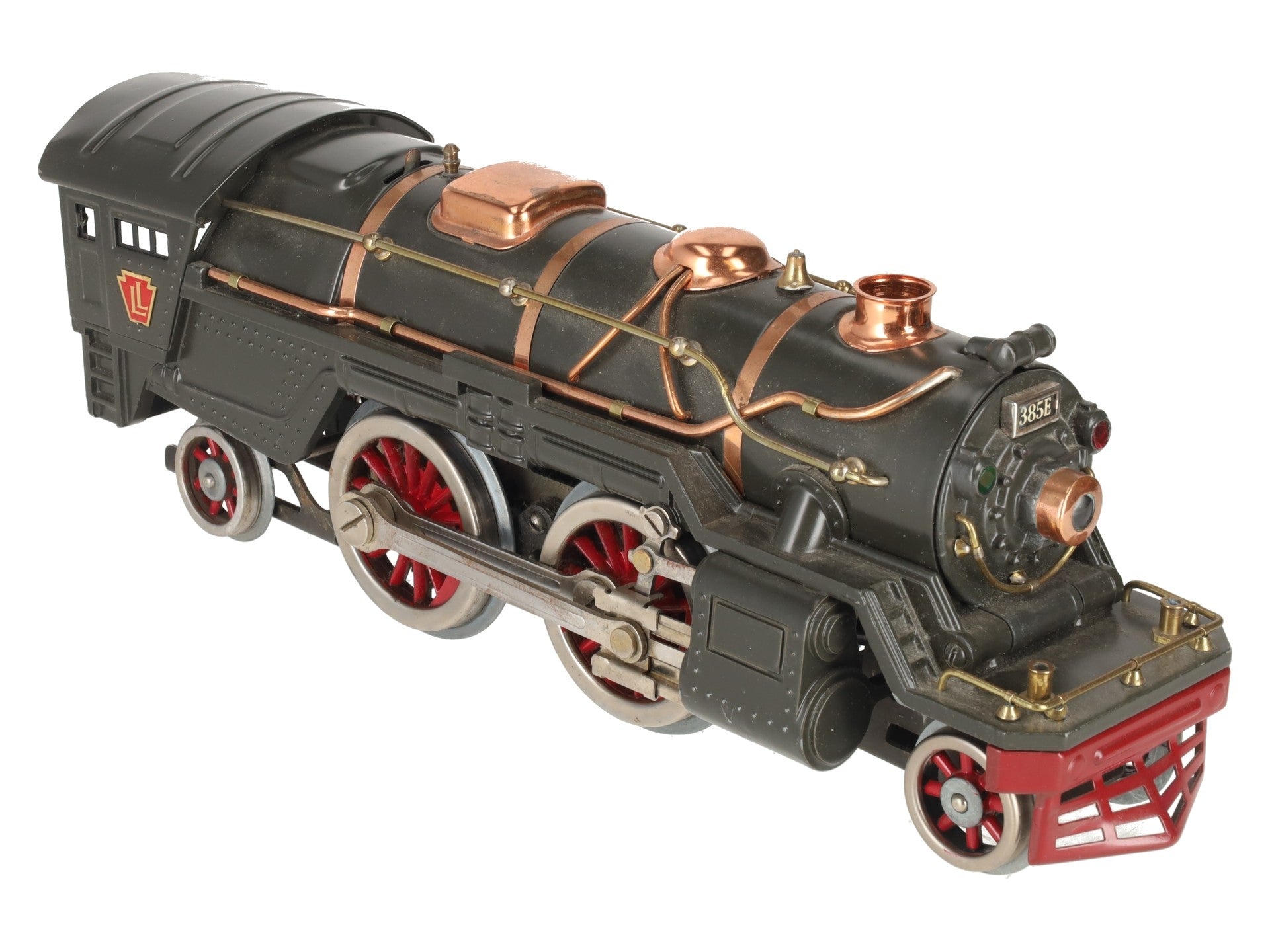 Lionel 385E Vintage Standard Gauge 2-4-2 Gunmetal Steam Locomotive VG