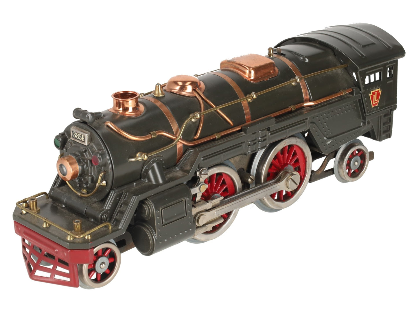 Lionel 385E Vintage Standard Gauge 2-4-2 Gunmetal Steam Locomotive VG