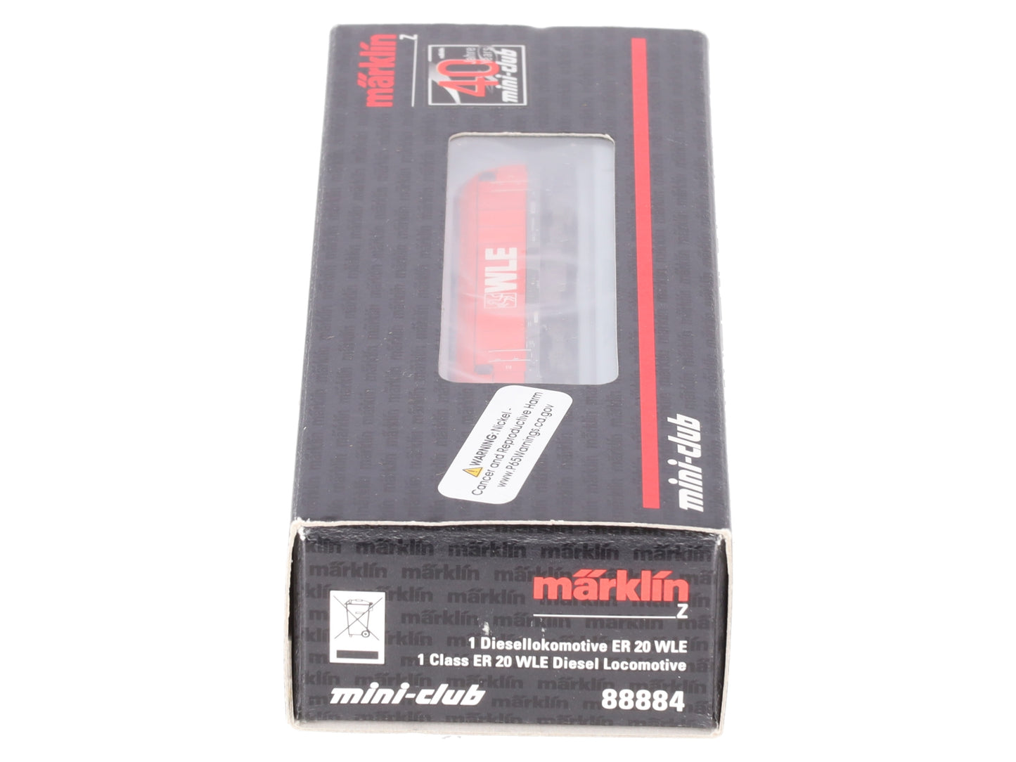 Marklin 88884 Z WLE Class ER 20 General-Purpose Locomotive with Diesel-Electric LN/Box