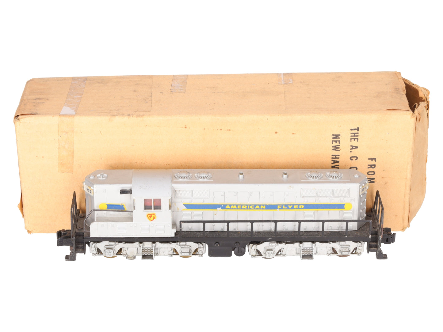 American Flyer 370 Vintage S American Flyer GM GP7 Powered Diesel Locomotive VG/Box