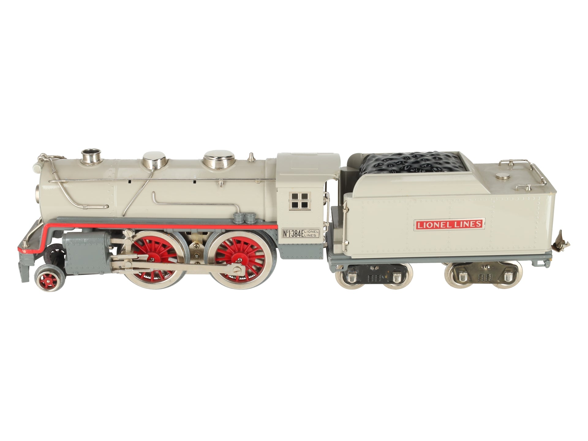 Lionel 6-13101 Standard Gauge 384E 2-4-0 Steam Locomotive and Tender EX