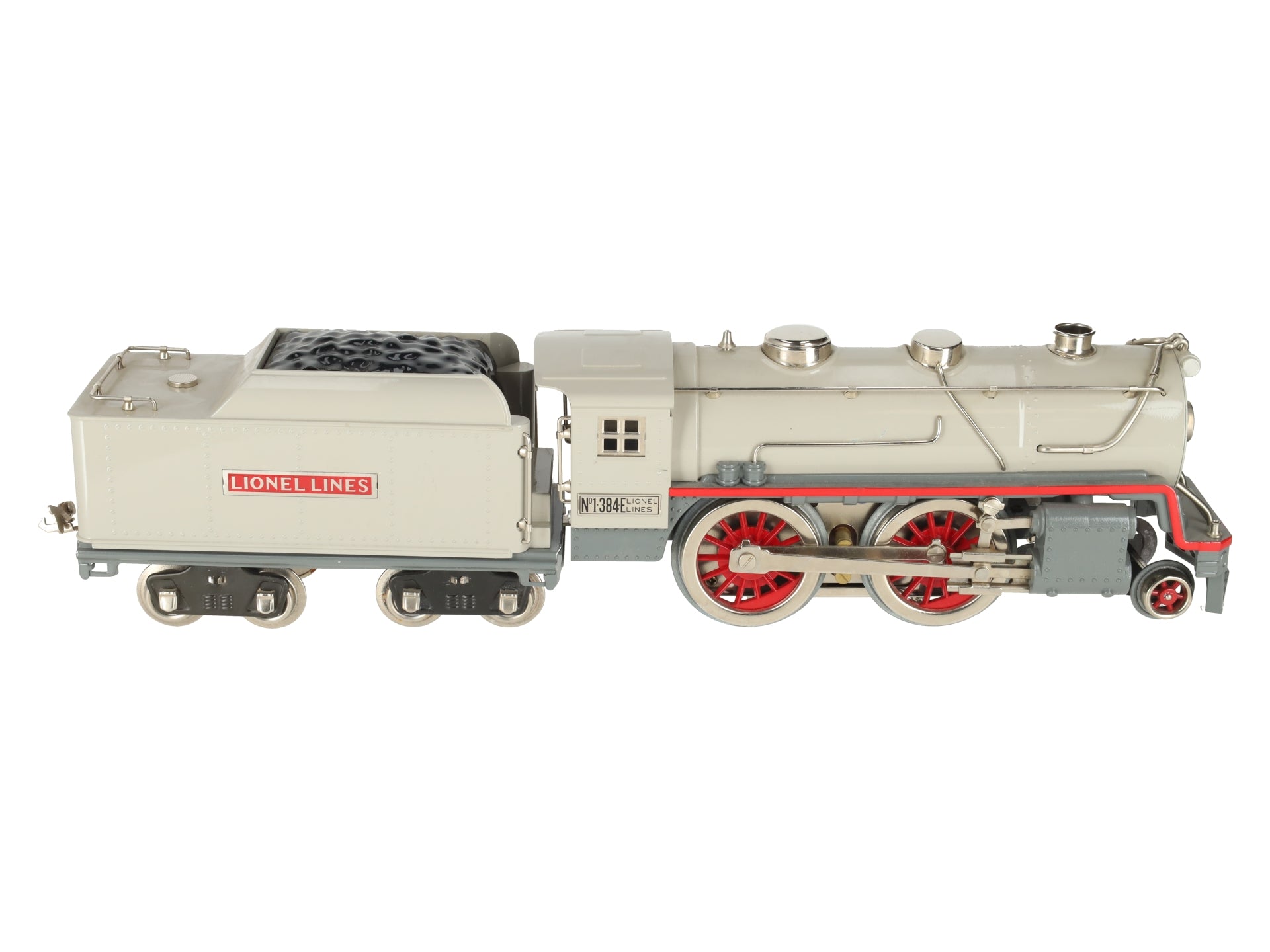 Lionel 6-13101 Standard Gauge 384E 2-4-0 Steam Locomotive and Tender EX