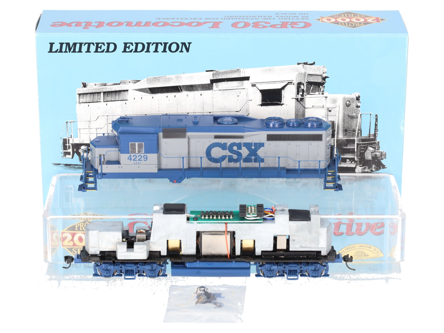 Proto 2000 23082 HO Scale CSX GP30 Powered Diesel Locomotive #4229 LN/Box
