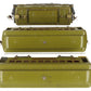 Lionel 8E Vintage Standard Olive 0-4-0 Electric Loco w/ Passenger Cars 337 & 338 VG