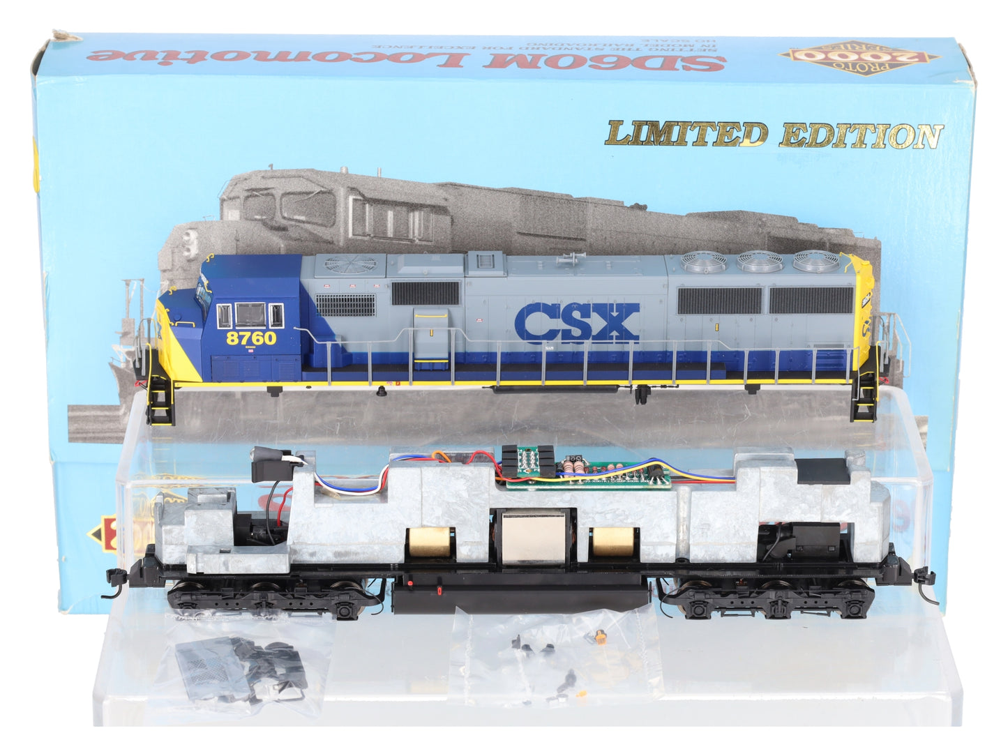 Proto 2000 30183 HO Scale CSX SD60M Diesel Locomotive #8760 LN/Box