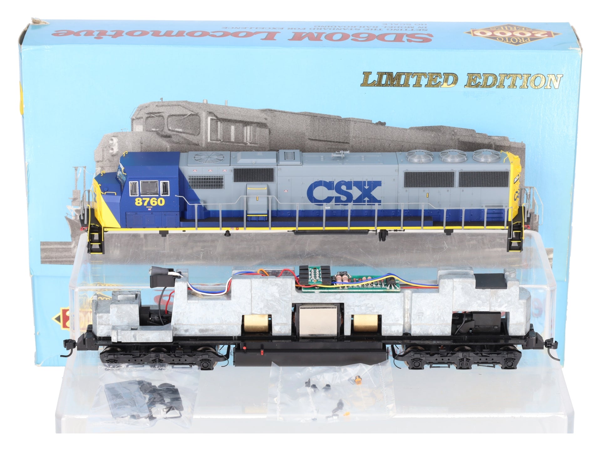Proto 2000 30183 HO Scale CSX SD60M Diesel Locomotive #8760 LN/Box