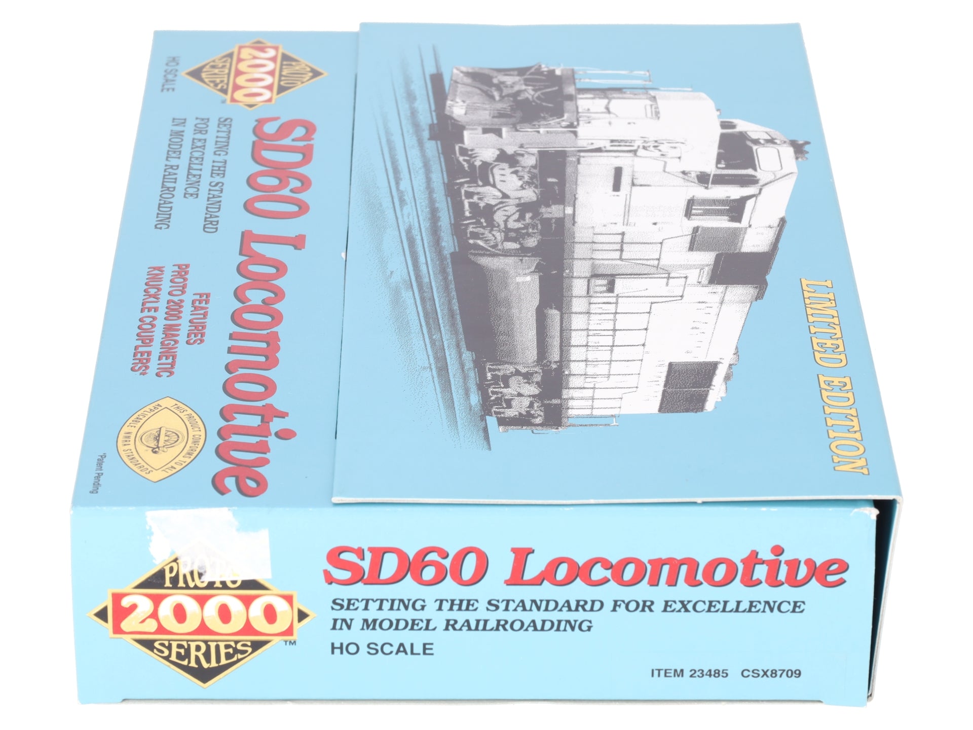 Proto 2000 23485 HO CSX SD60 Diesel Locomotive #8709 LN/Box