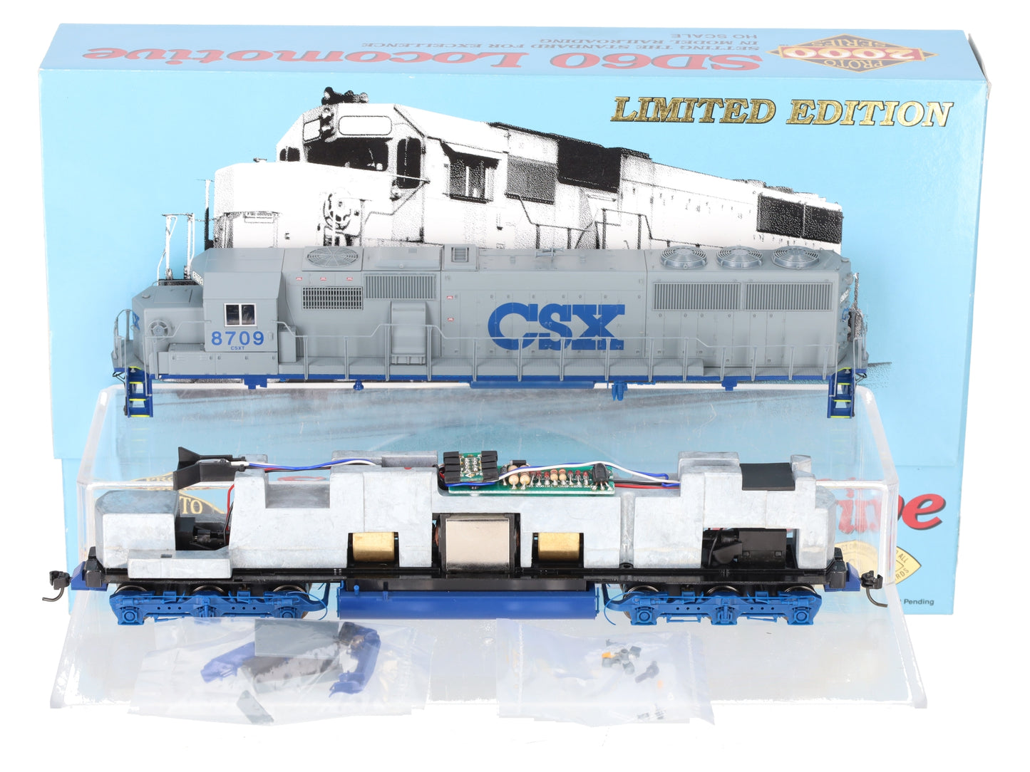 Proto 2000 23485 HO CSX SD60 Diesel Locomotive #8709 LN/Box