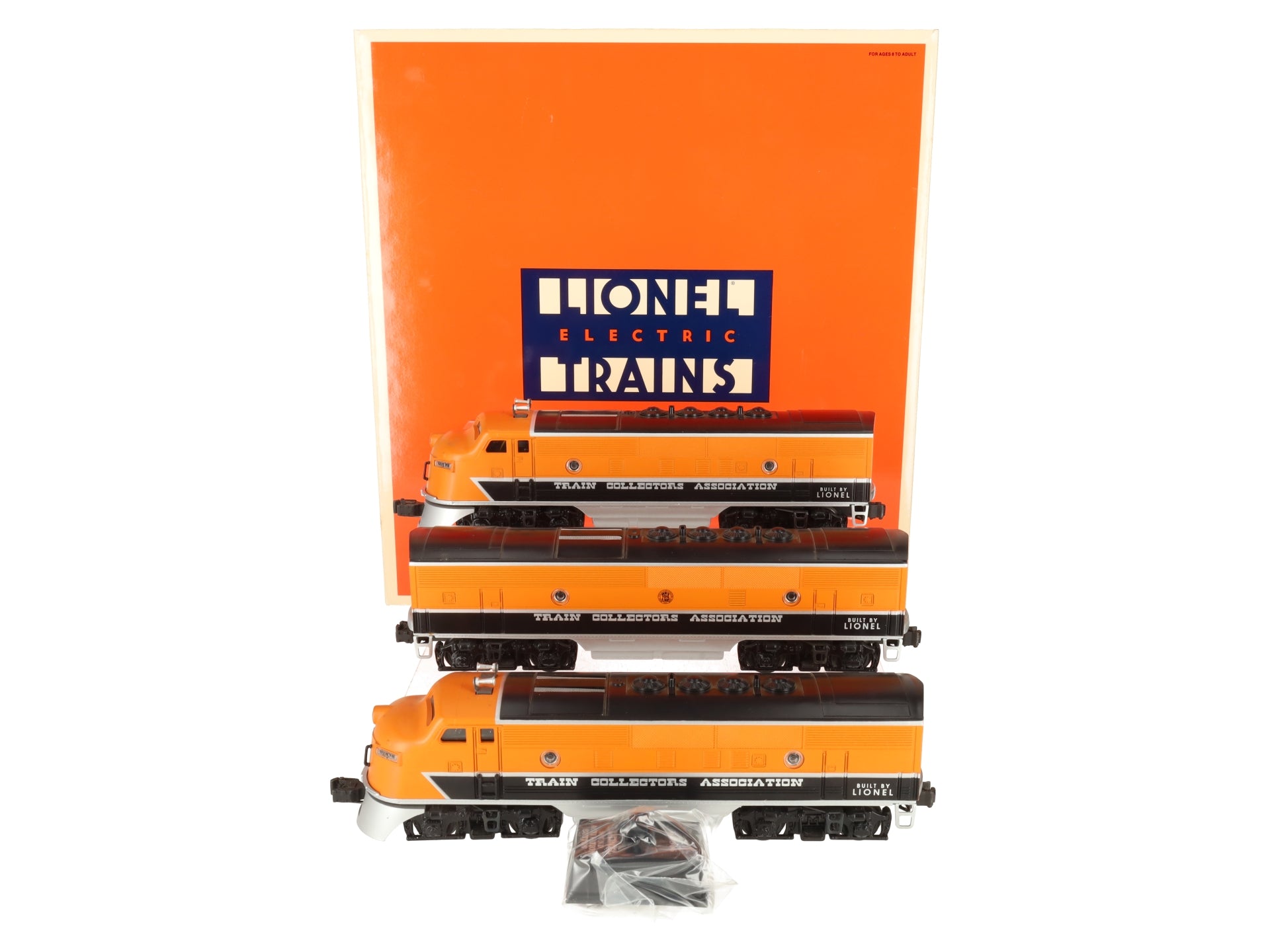 Lionel 6-11737 O Gauge TCA 40th Anniversary F3 ABA Diesel Locomotive Set EX/Box
