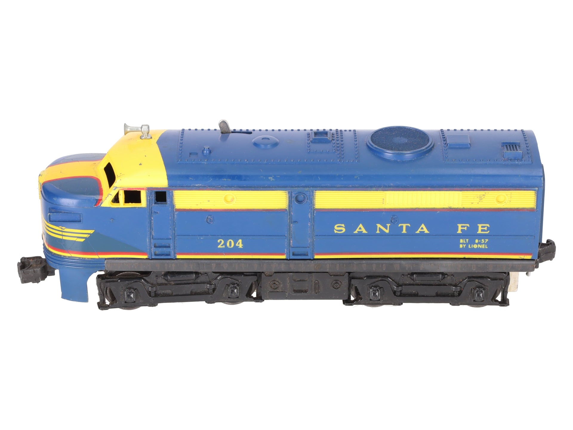 Lionel 204 Vintage O Santa Fe Powered A Unit Diesel Locomotive VG