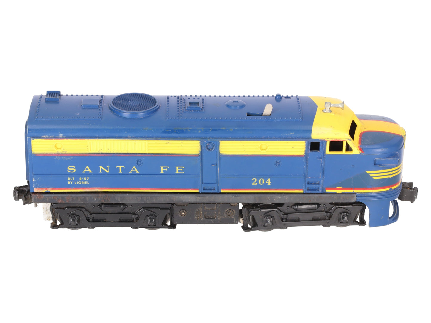 Lionel 204 Vintage O Santa Fe Powered A Unit Diesel Locomotive VG