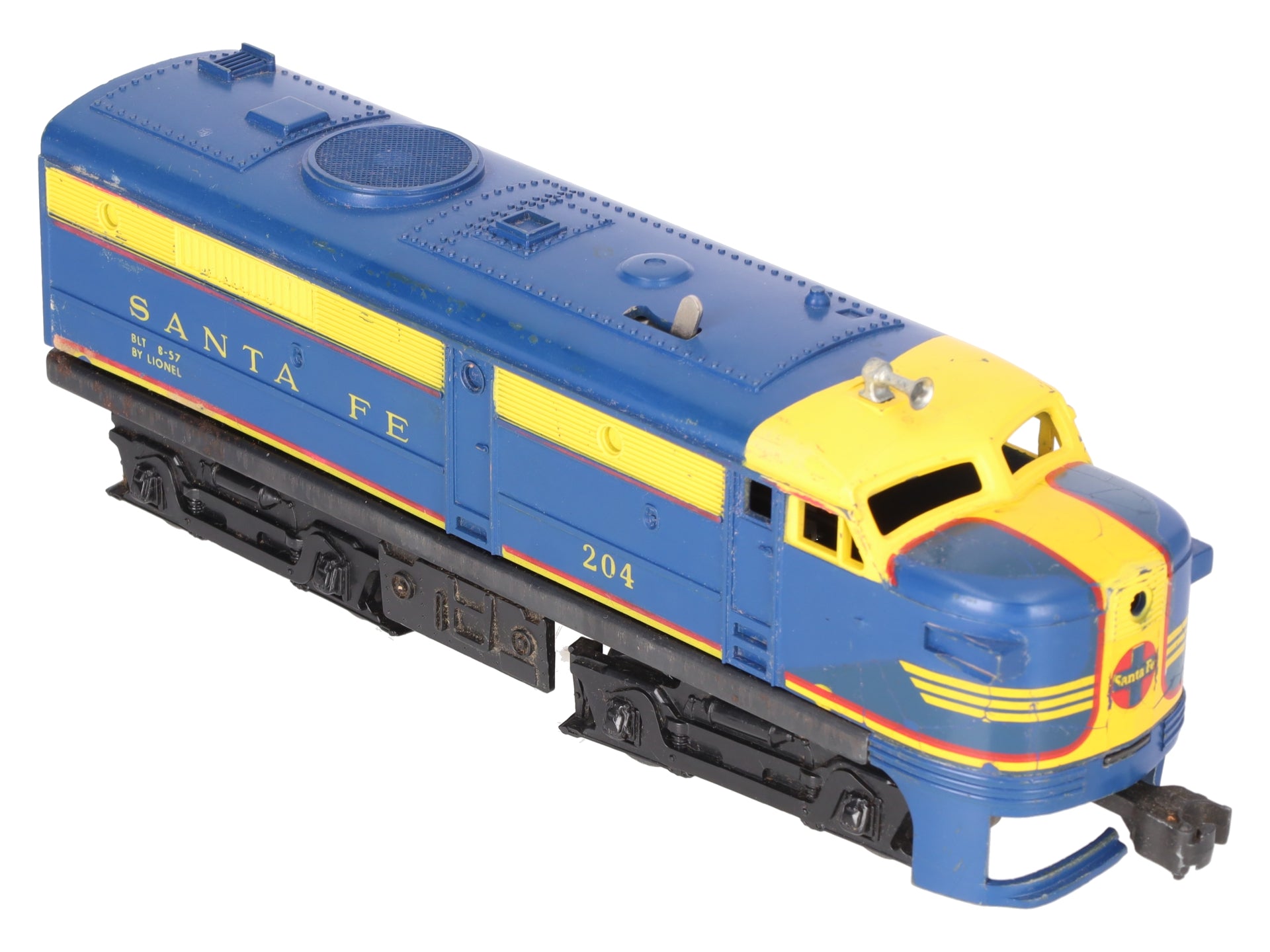 Lionel 204 Vintage O Santa Fe Powered A Unit Diesel Locomotive VG