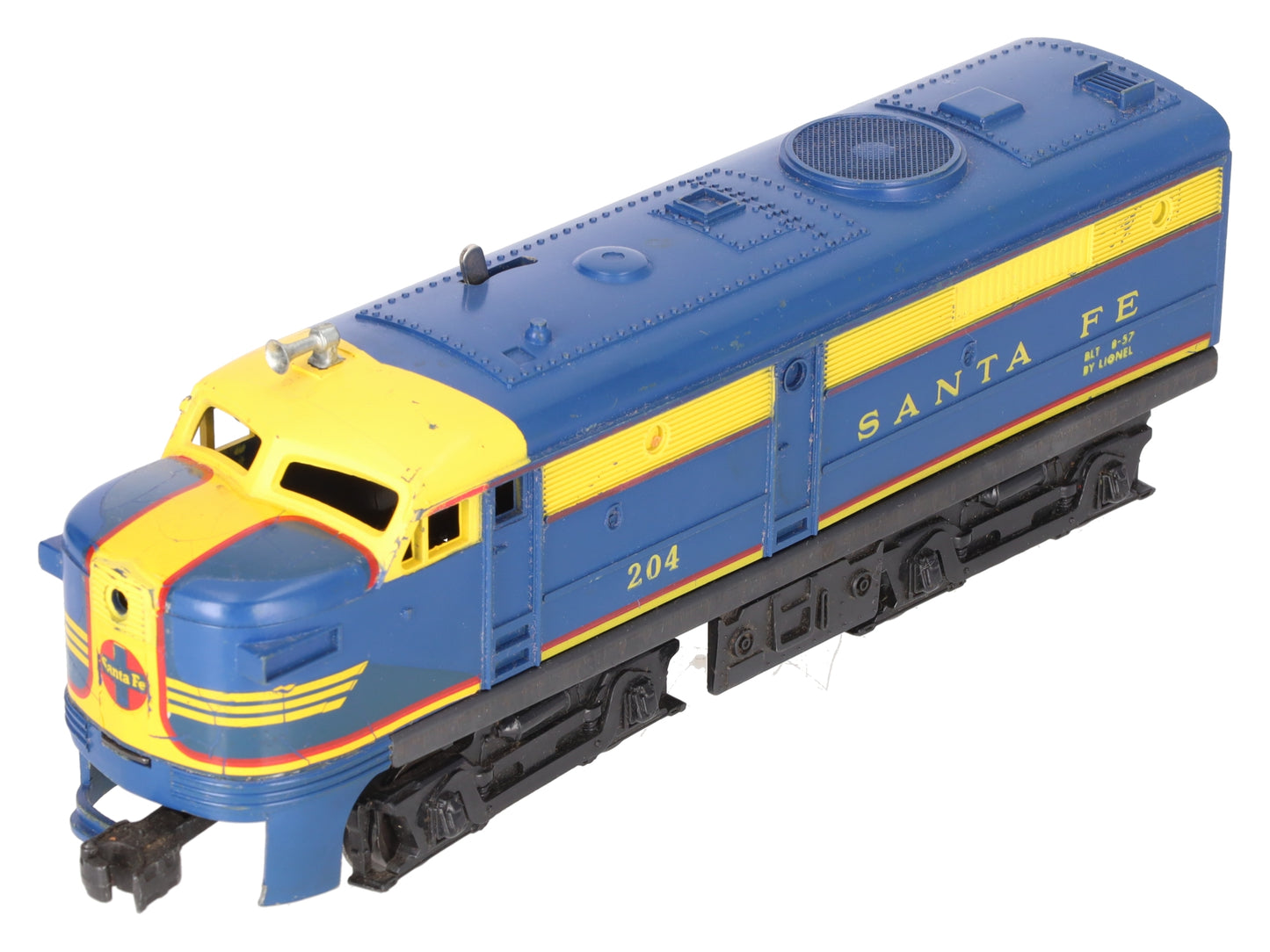 Lionel 204 Vintage O Santa Fe Powered A Unit Diesel Locomotive VG
