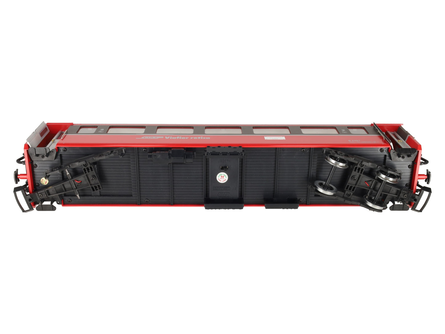 LGB 33670 G Scale RhB Passenger Car - Metal Wheels VG