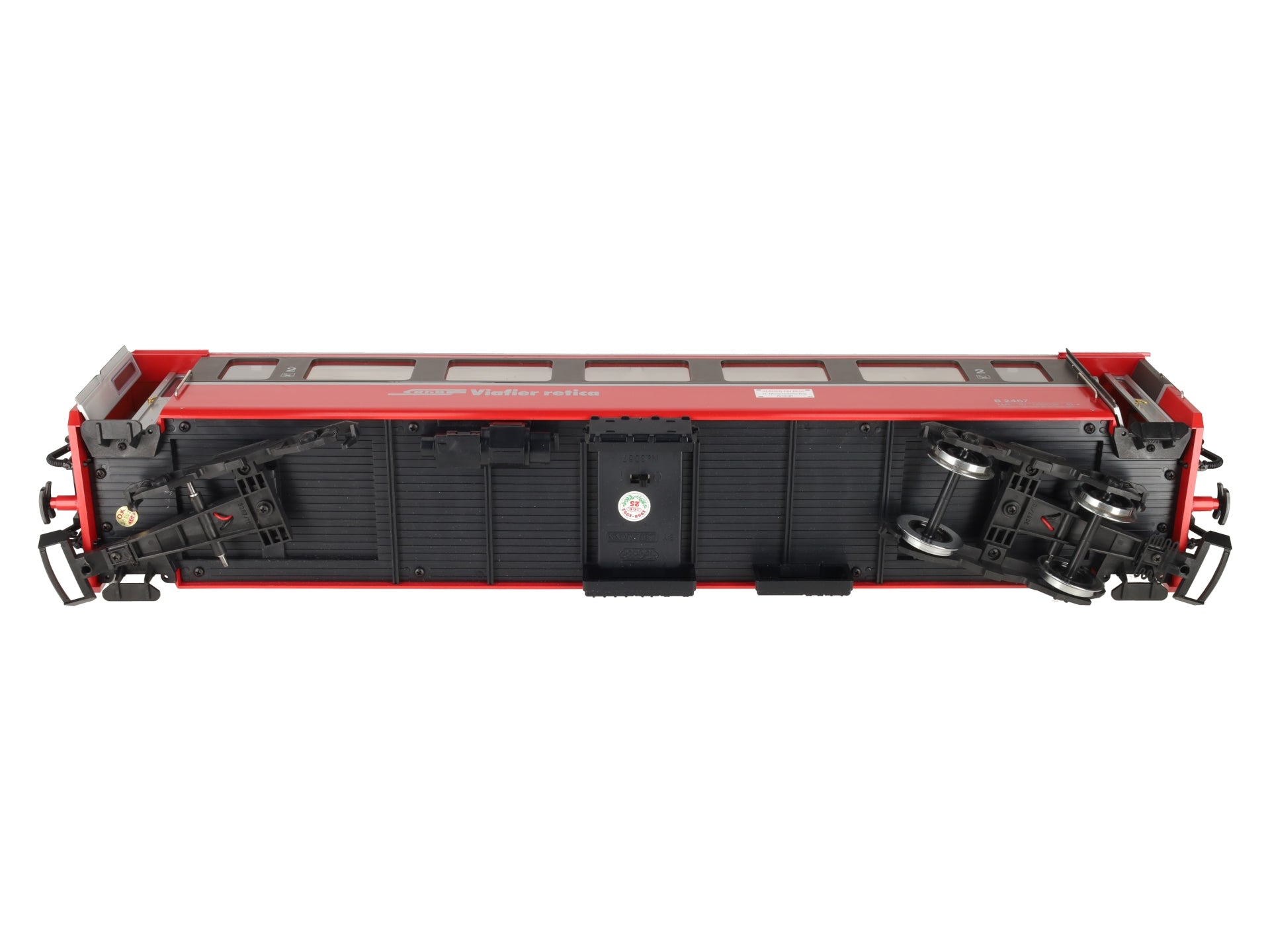 LGB 33670 G Scale RhB Passenger Car - Metal Wheels VG