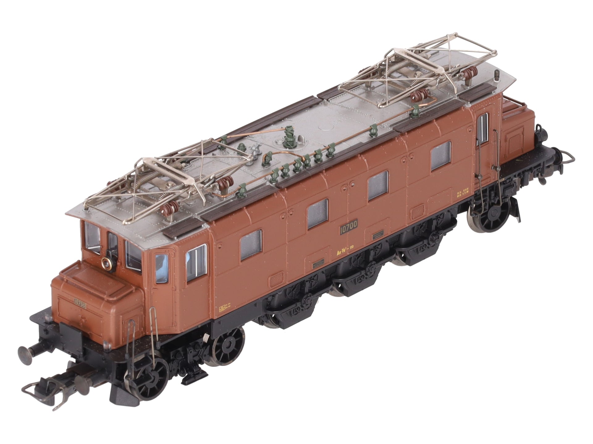 Fleischmann 82 1345 HO Scale SBB Ae 3/6I Electric Locomotive #10700 VG/Box