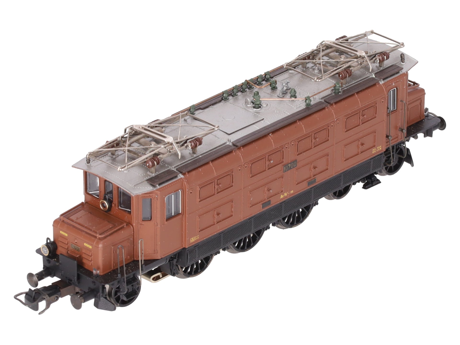 Fleischmann 82 1345 HO Scale SBB Ae 3/6I Electric Locomotive #10700 VG/Box