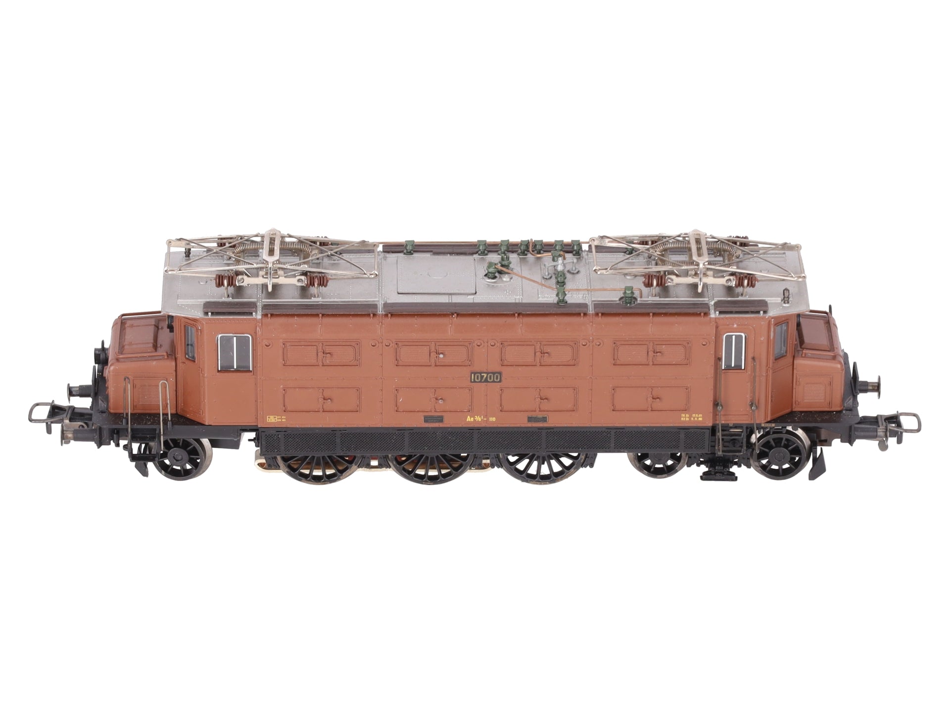 Fleischmann 82 1345 HO Scale SBB Ae 3/6I Electric Locomotive #10700 VG/Box