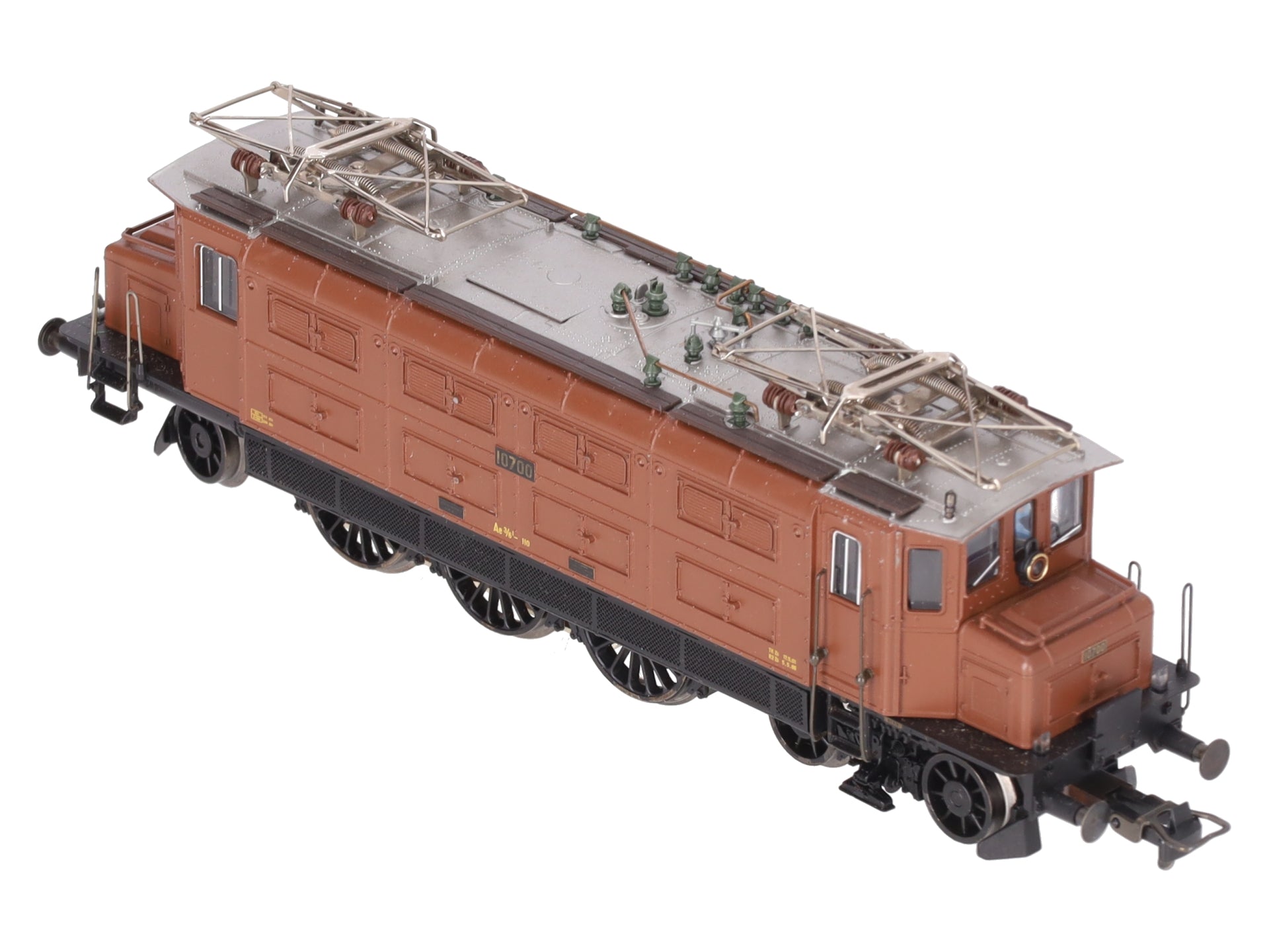 Fleischmann 82 1345 HO Scale SBB Ae 3/6I Electric Locomotive #10700 VG/Box